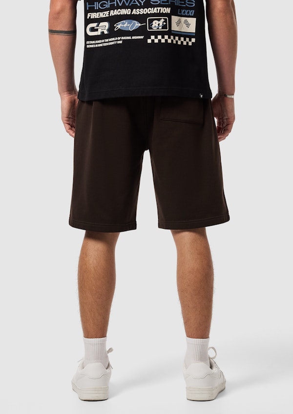 Brown Ace Sweat Short
