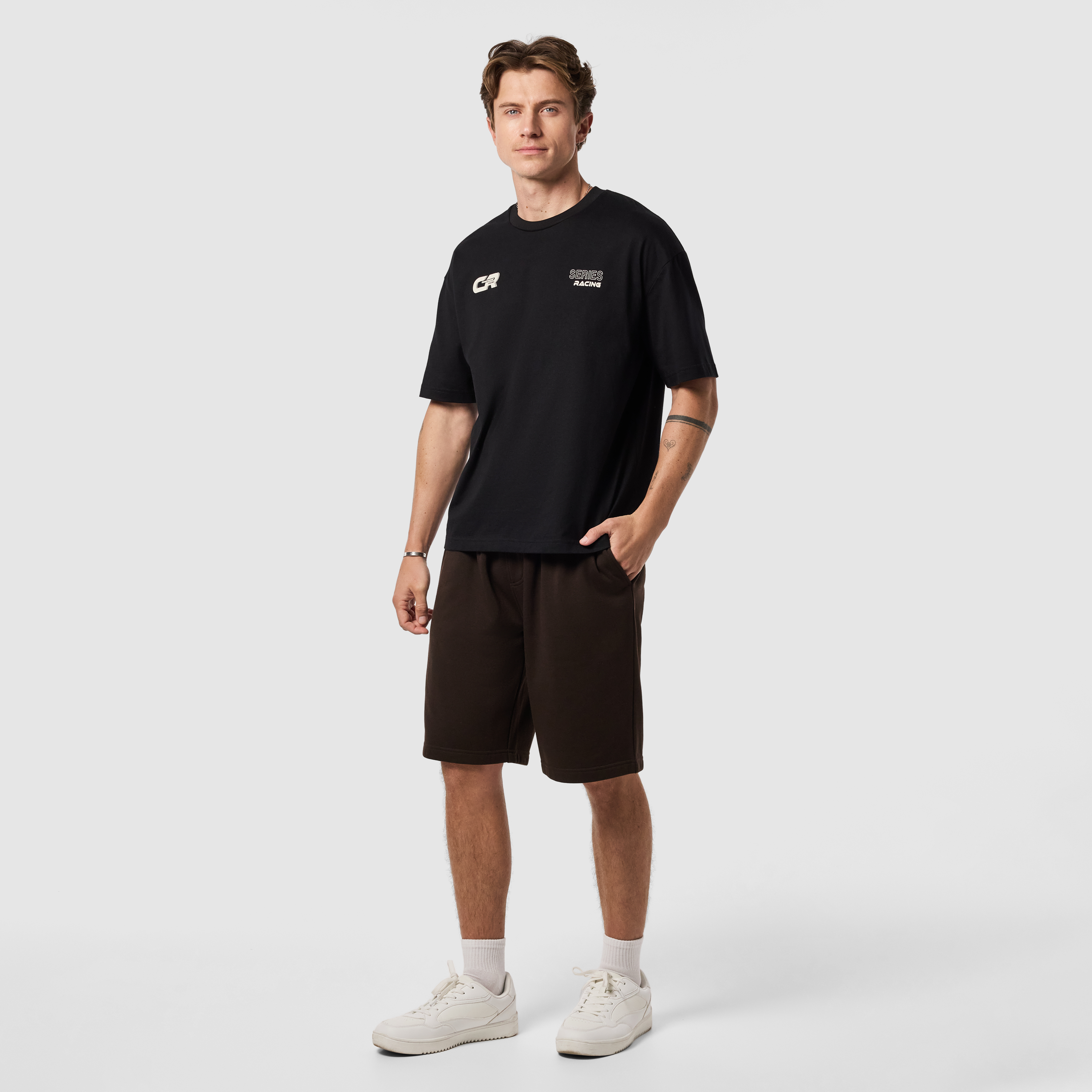 Brown Ace Sweat Short