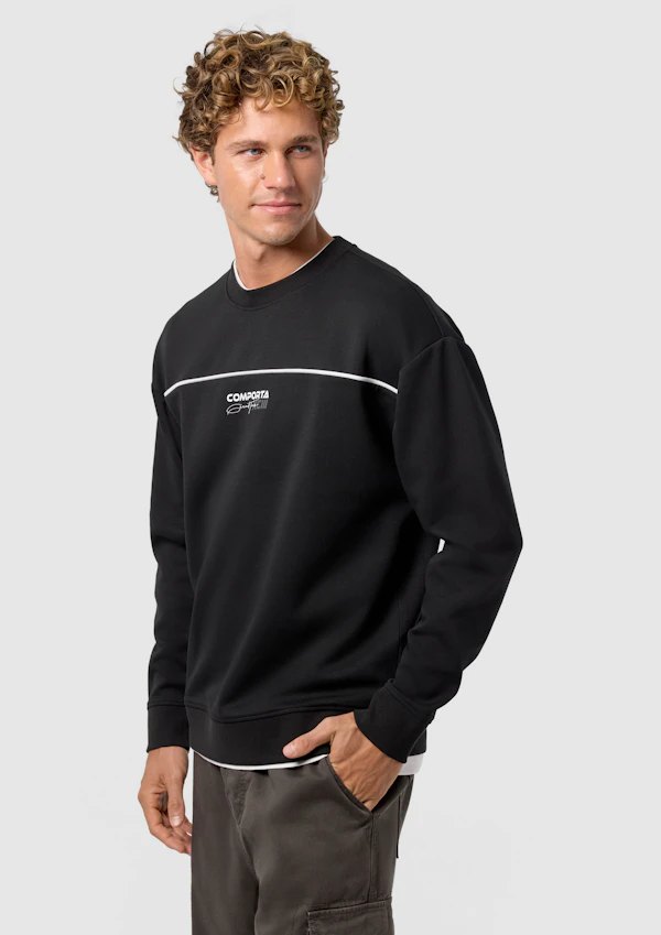 Black Comporta Crew Sweat