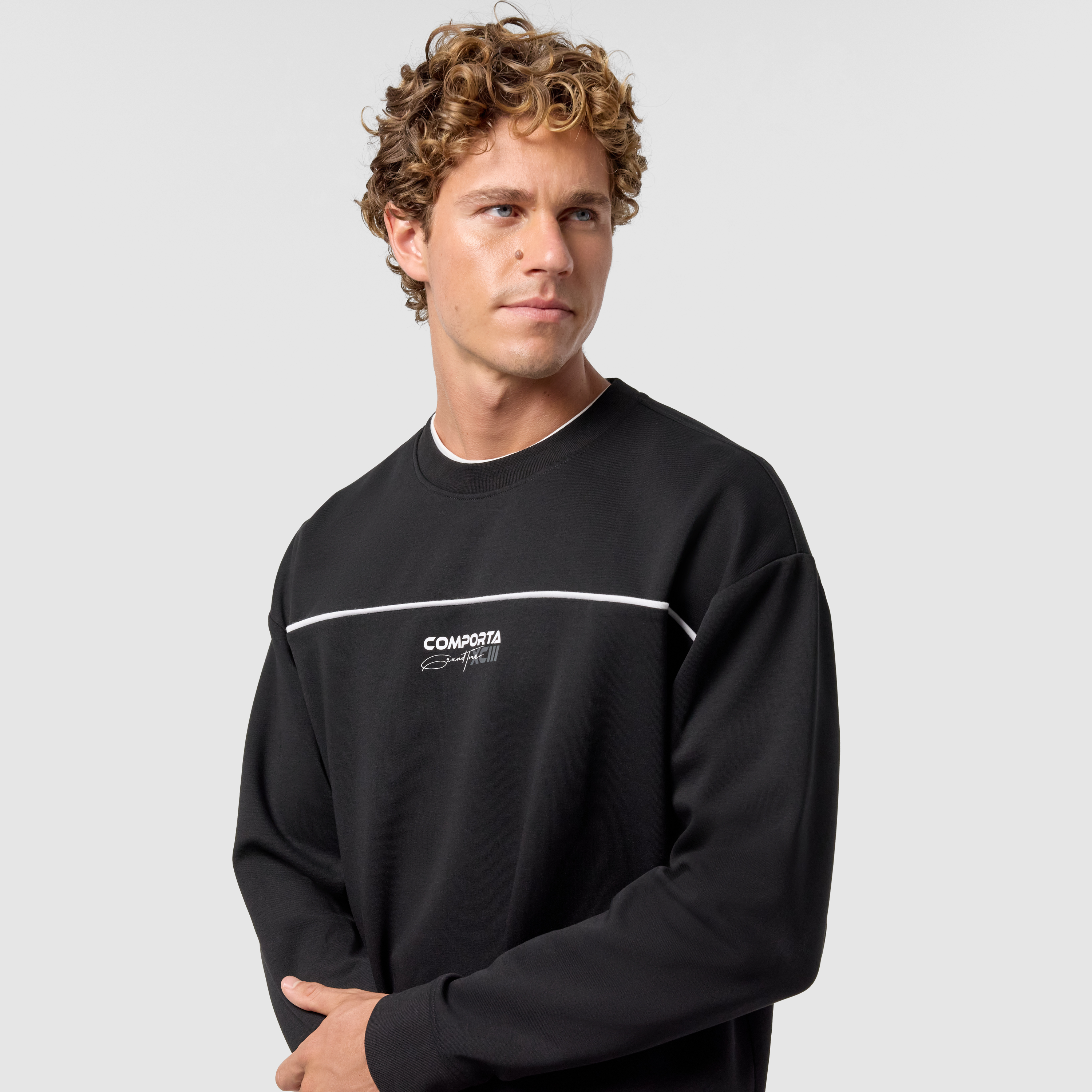Black Comporta Crew Sweat