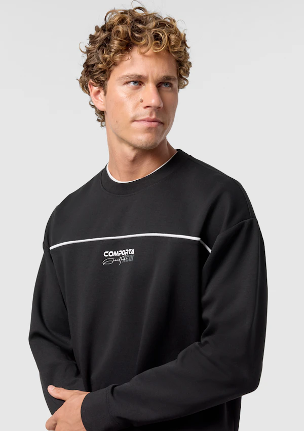 Black Comporta Crew Sweat