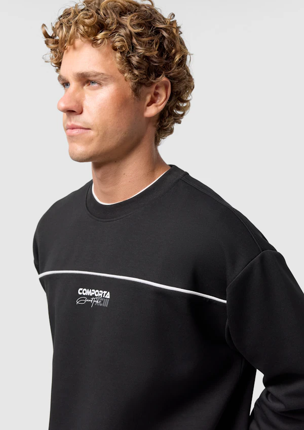 Black Comporta Crew Sweat