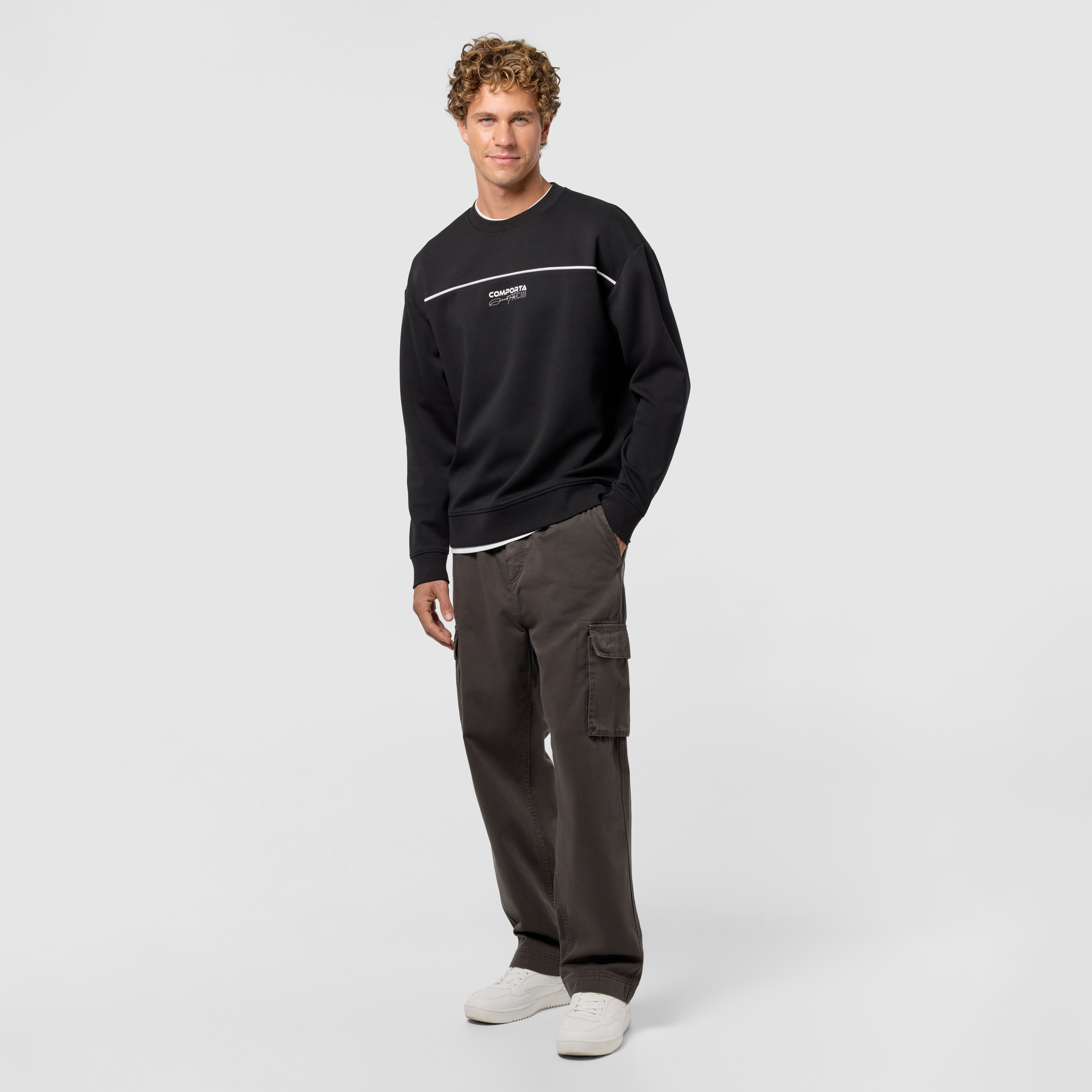 Black Comporta Crew Sweat