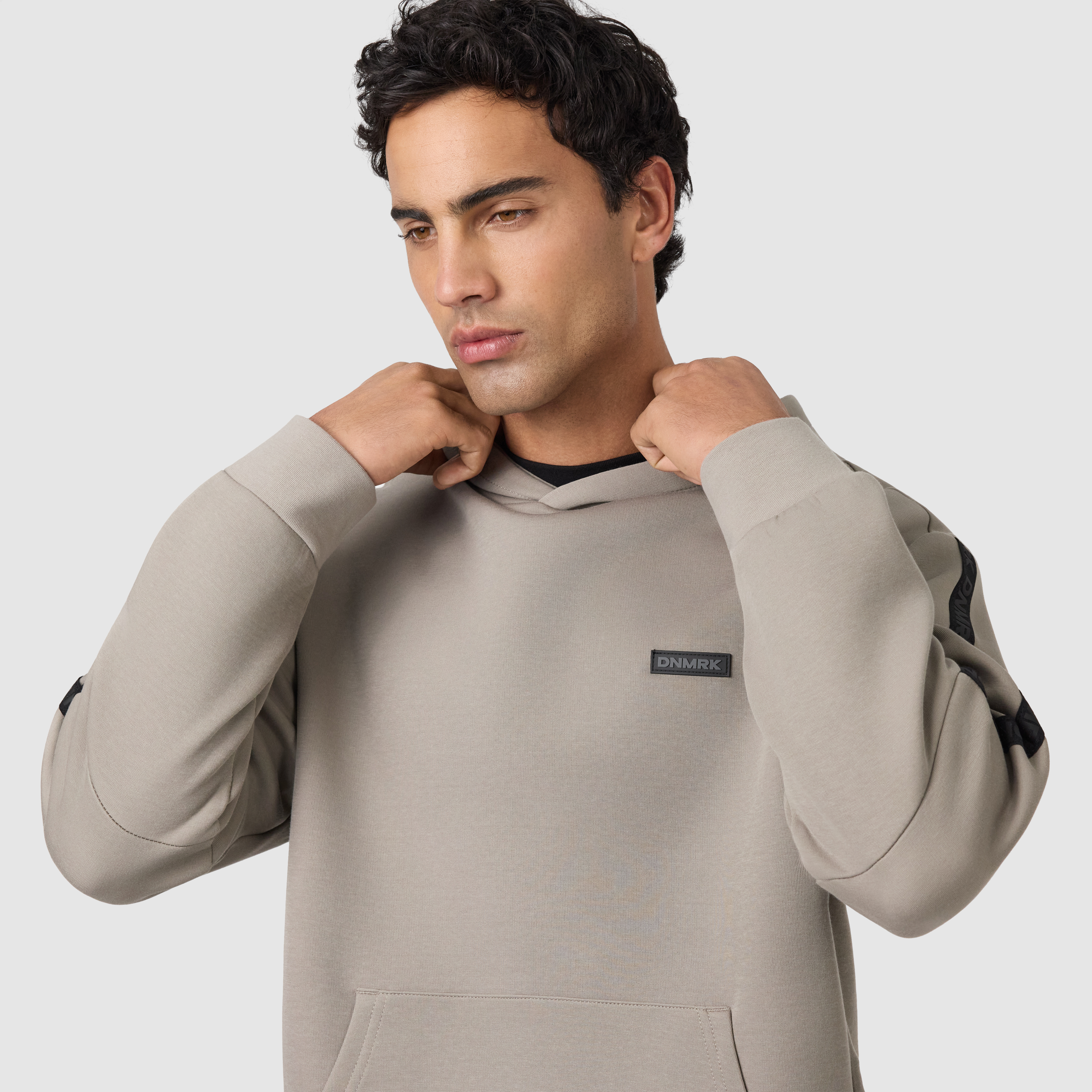 Light Brown Dnmrk Hooded Sweat