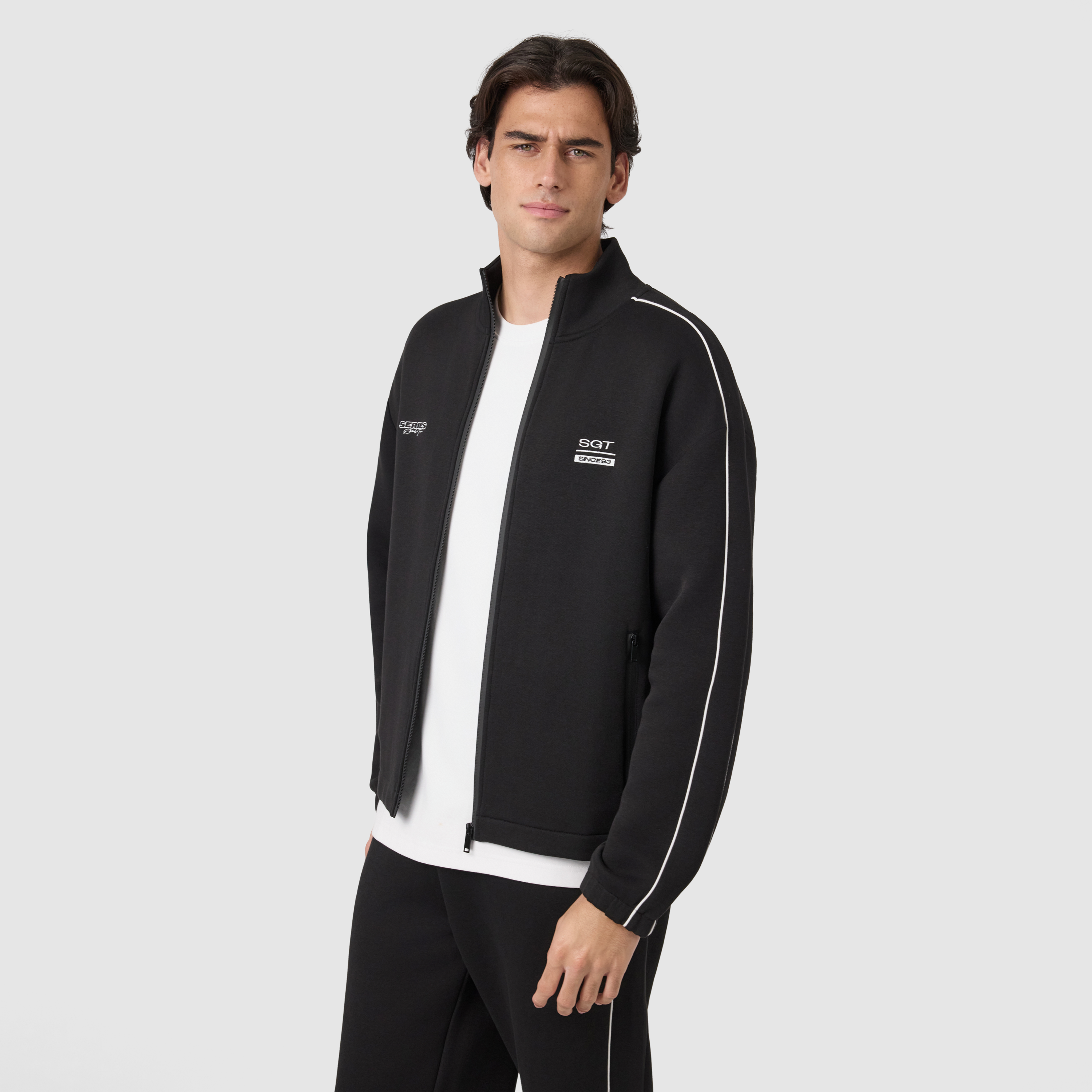 Black Series Zip Through Sweat
