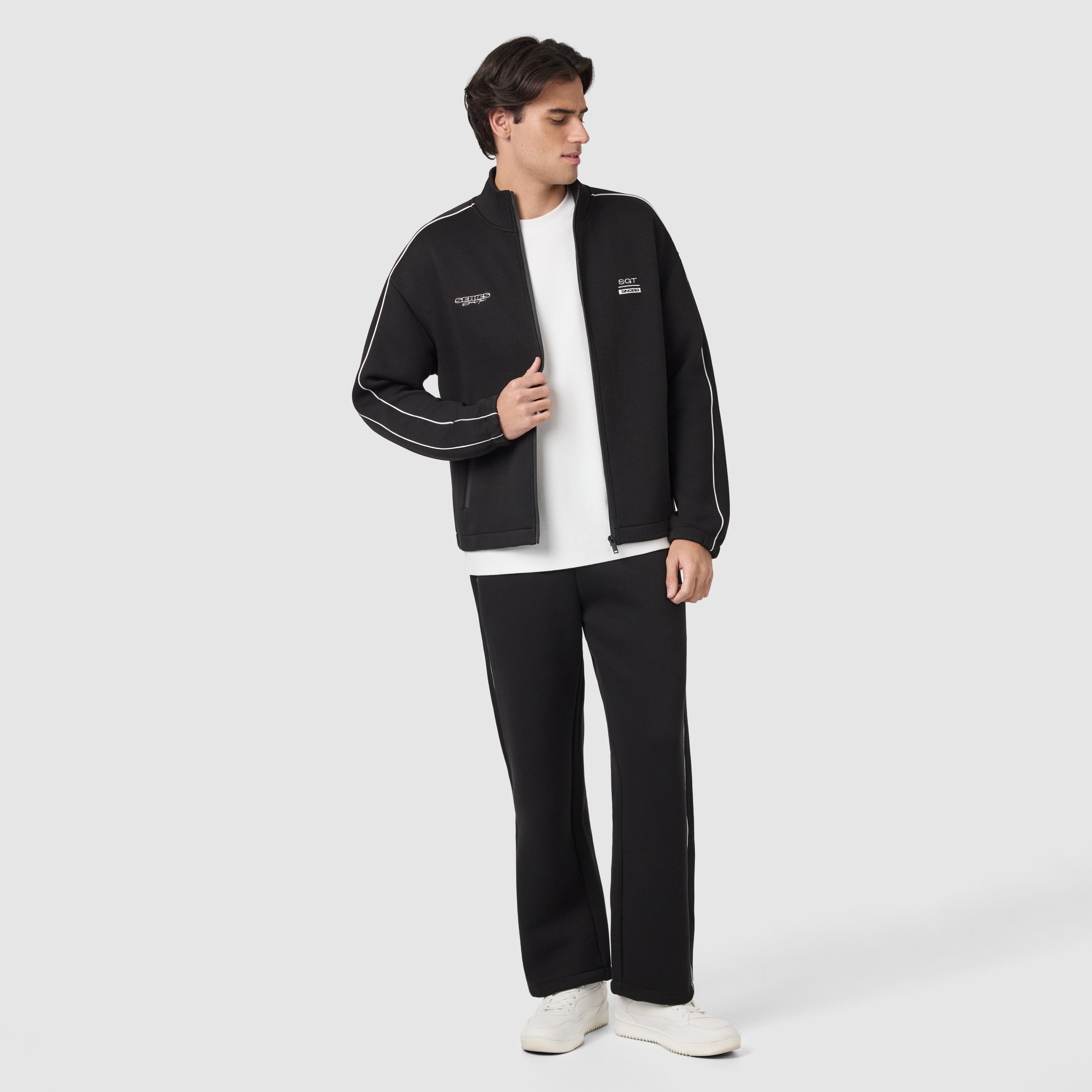 Black Series Zip Through Sweat