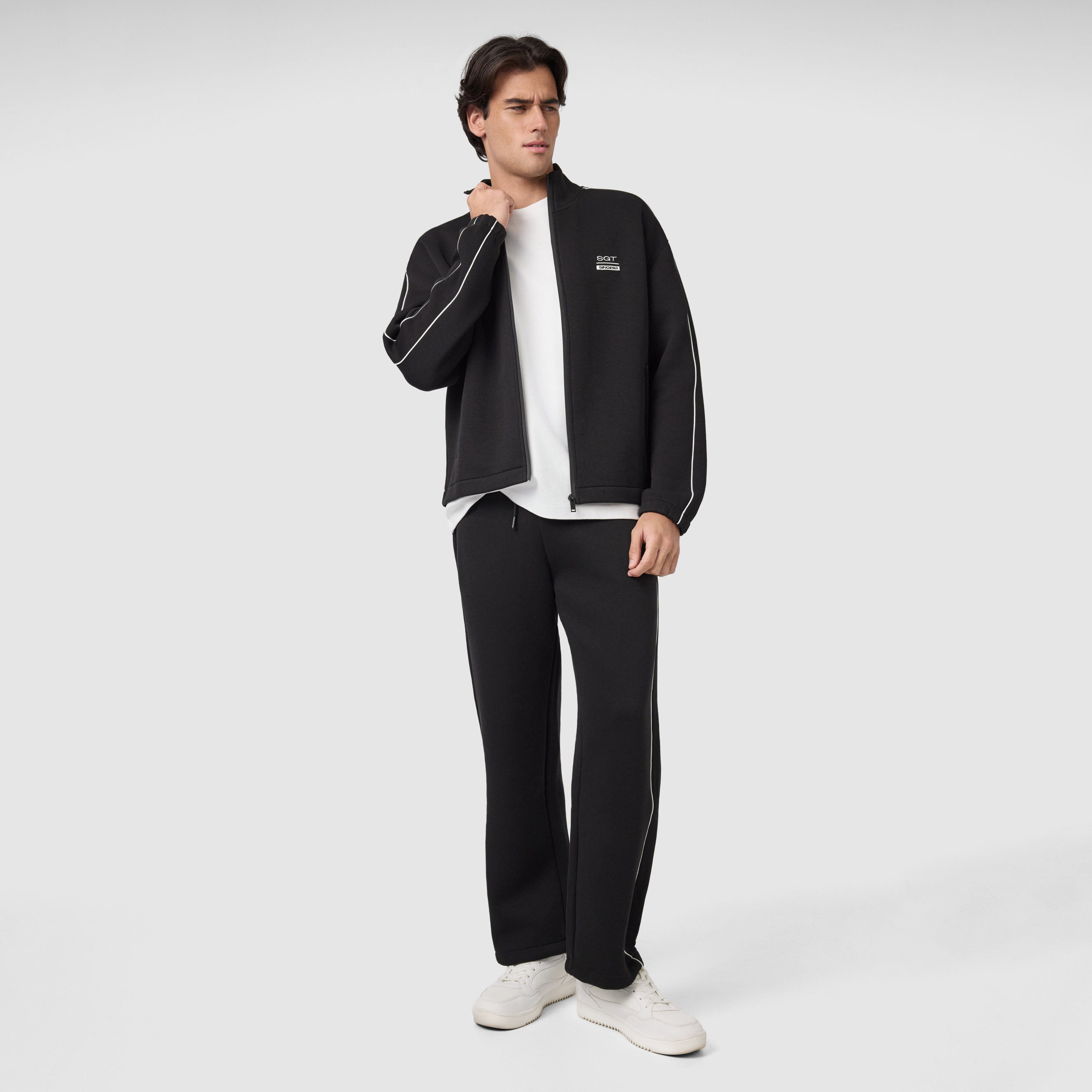 Black Series Zip Through Sweat