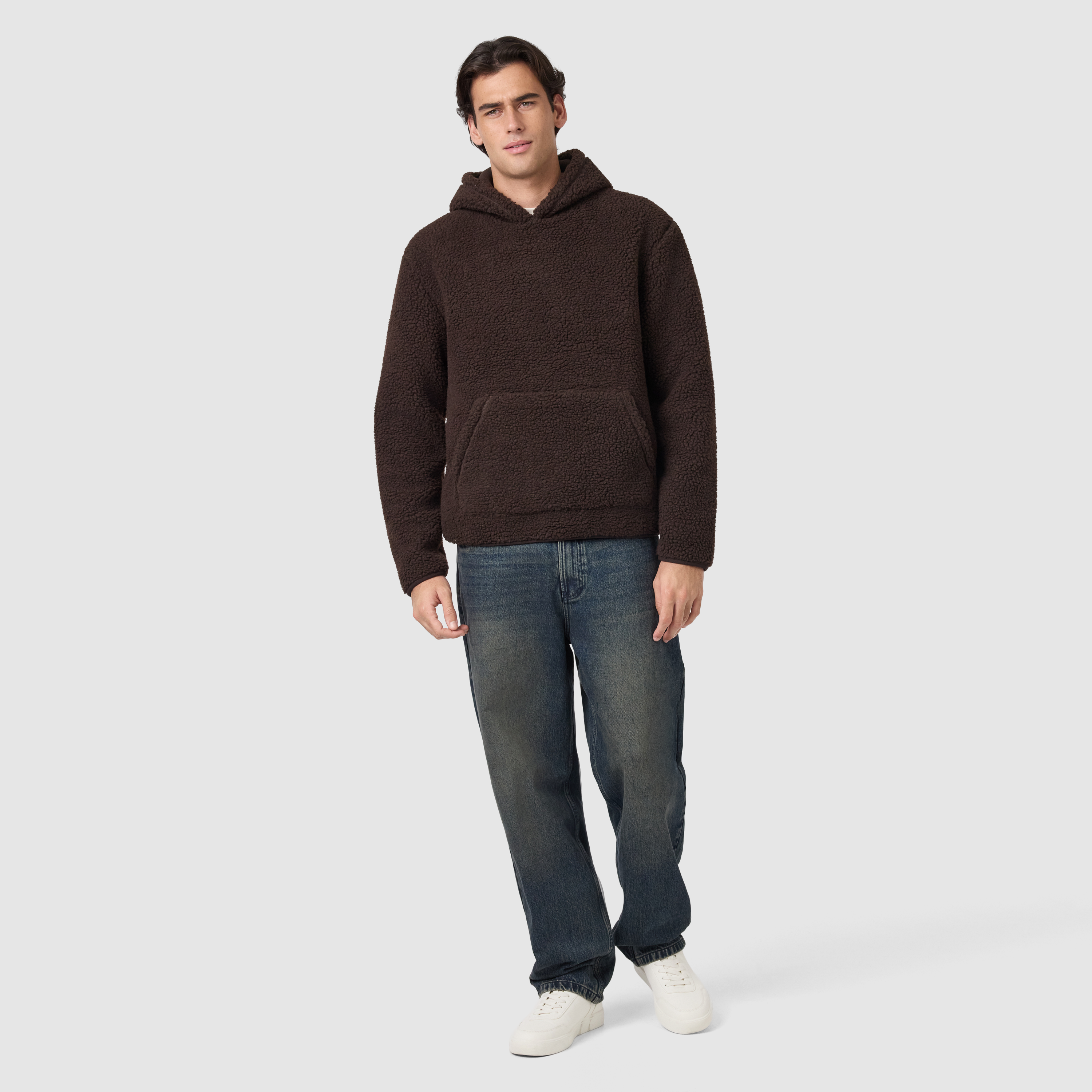 Chocolate Teddy Fleece Hooded Sweat