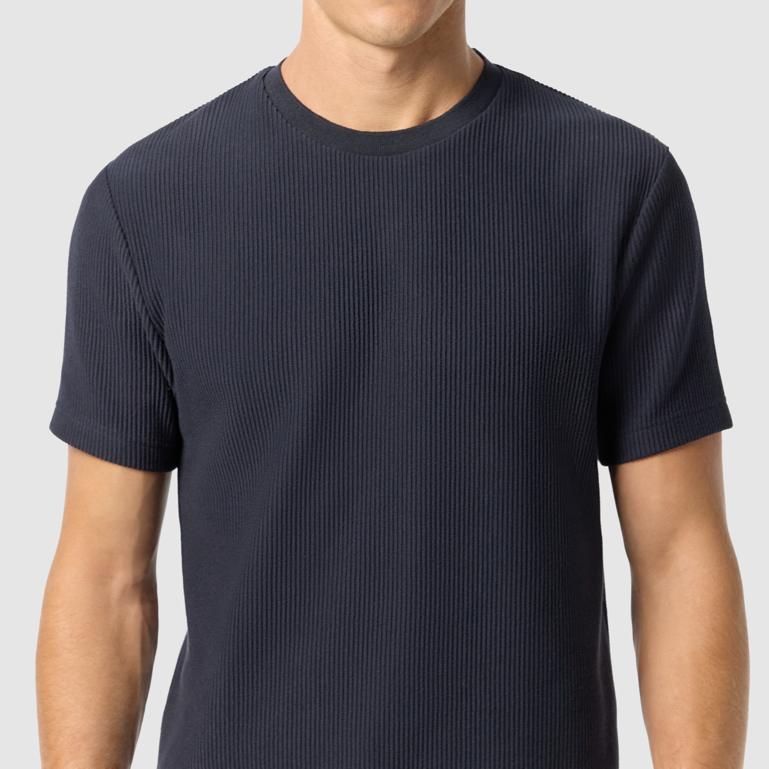 Navy Lugo Crew Neck Tee