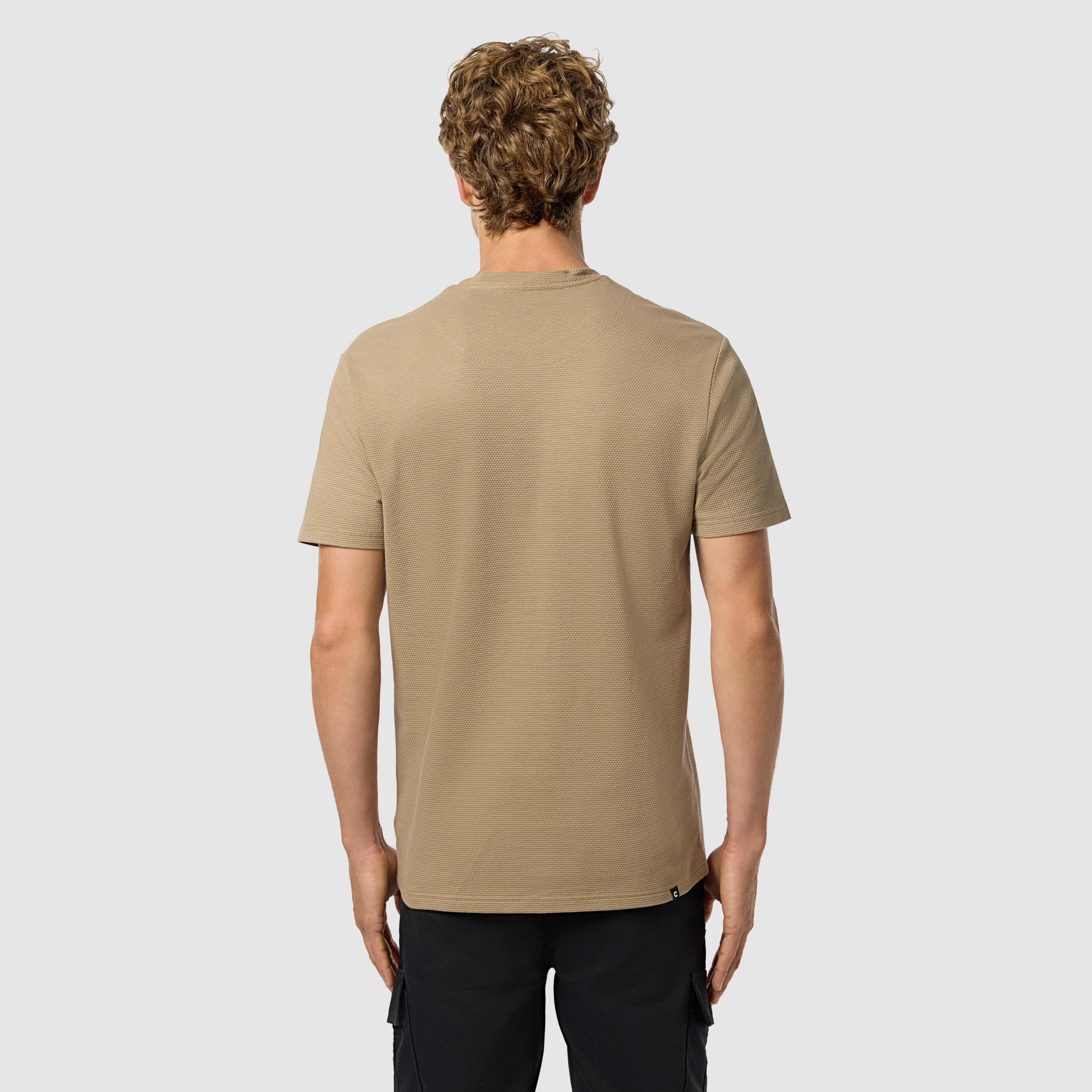 Camel Milano Crew Neck Tee