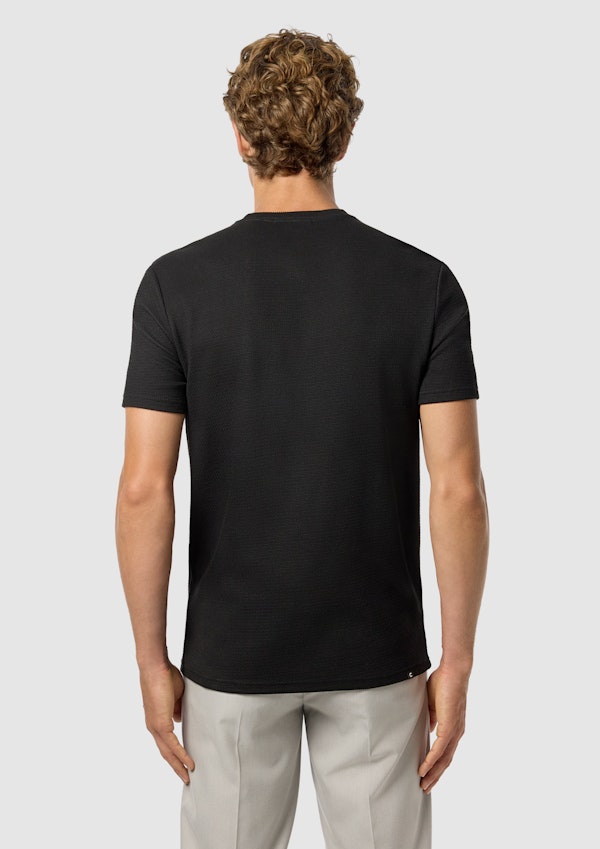 Black Hayes Crew Neck Tee