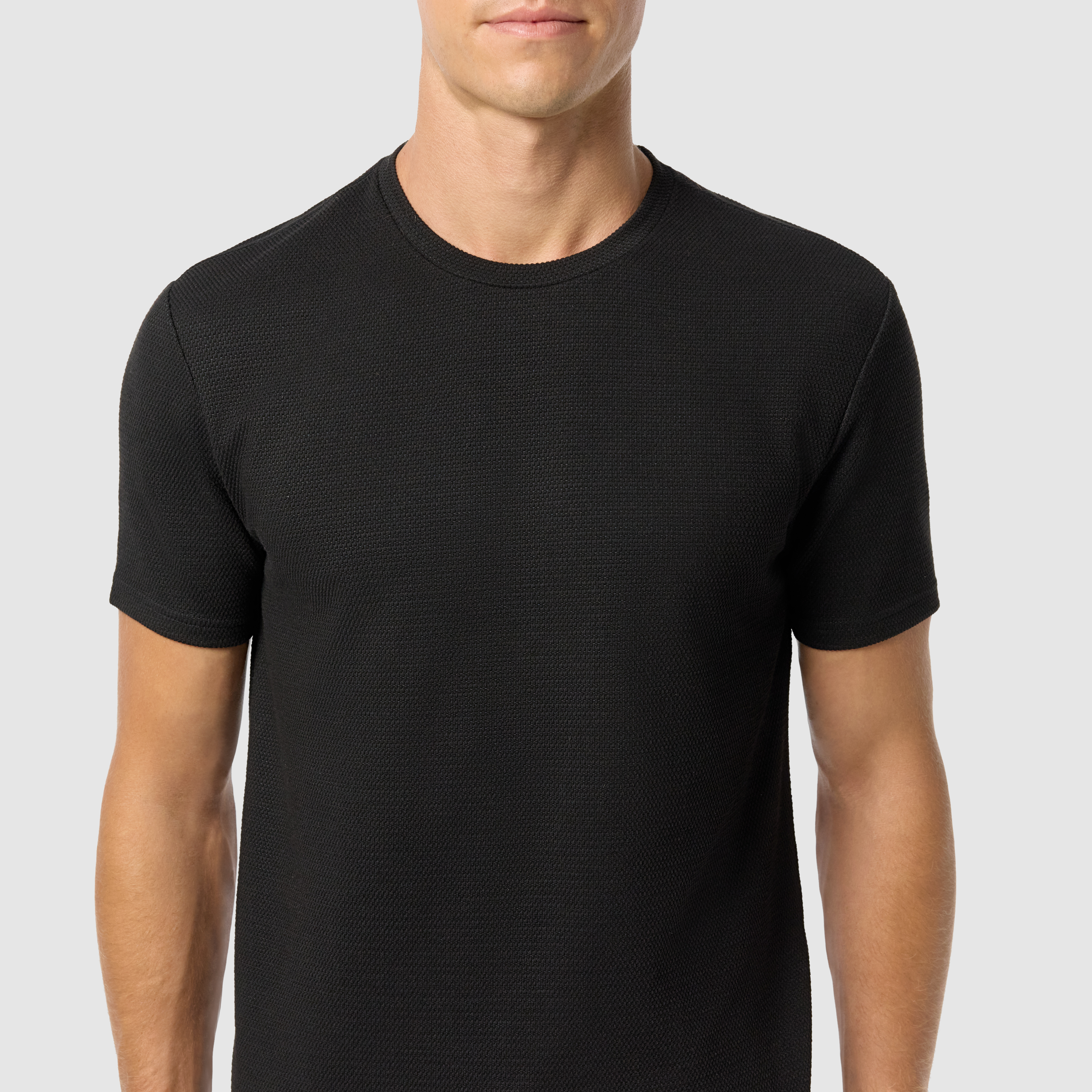 Black Hayes Crew Neck Tee
