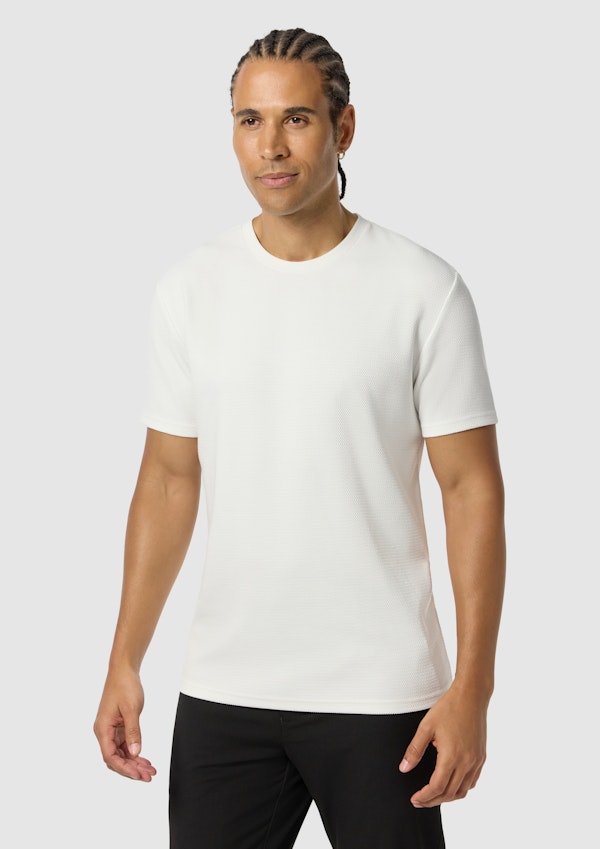 White Hayes Crew Neck Tee