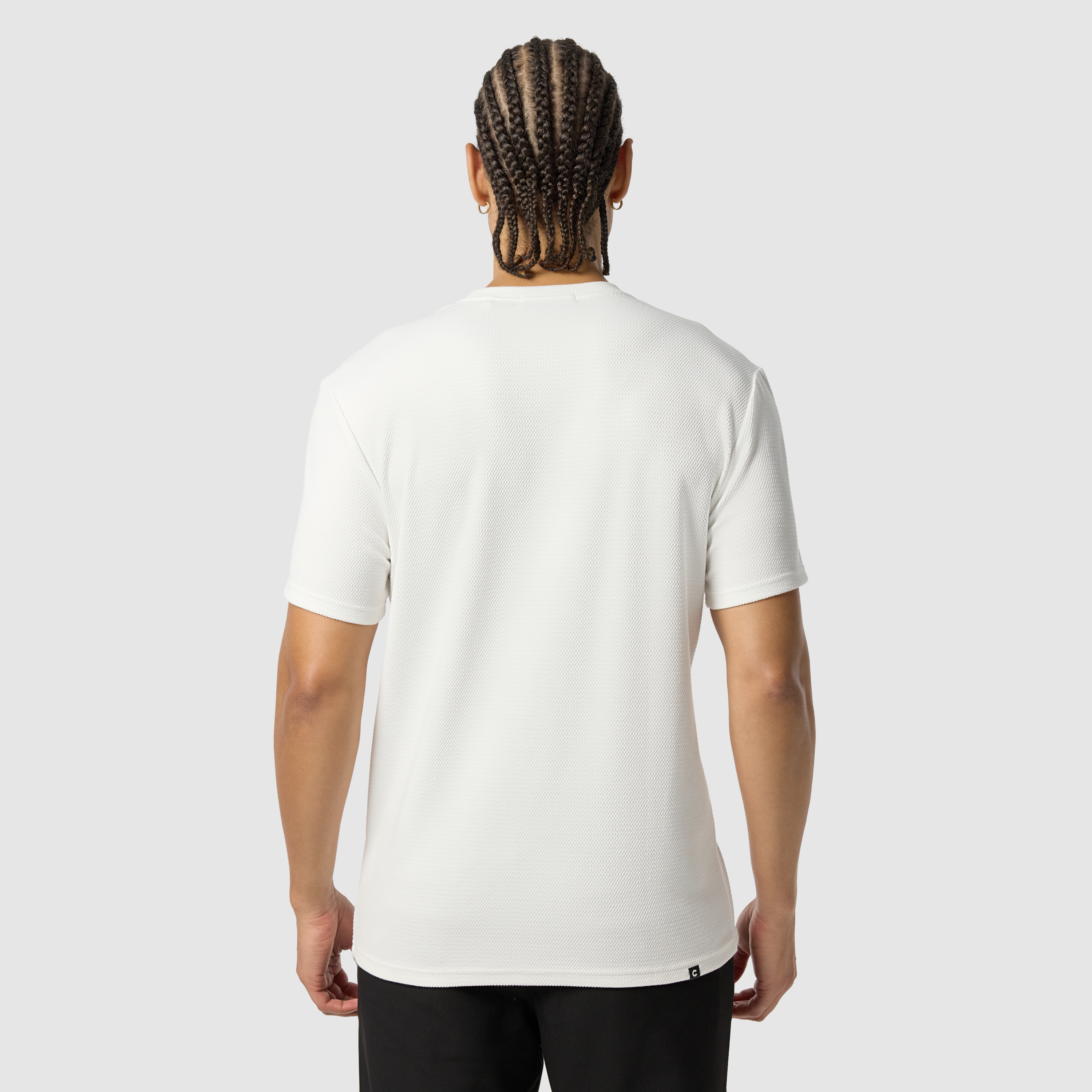 White Hayes Crew Neck Tee