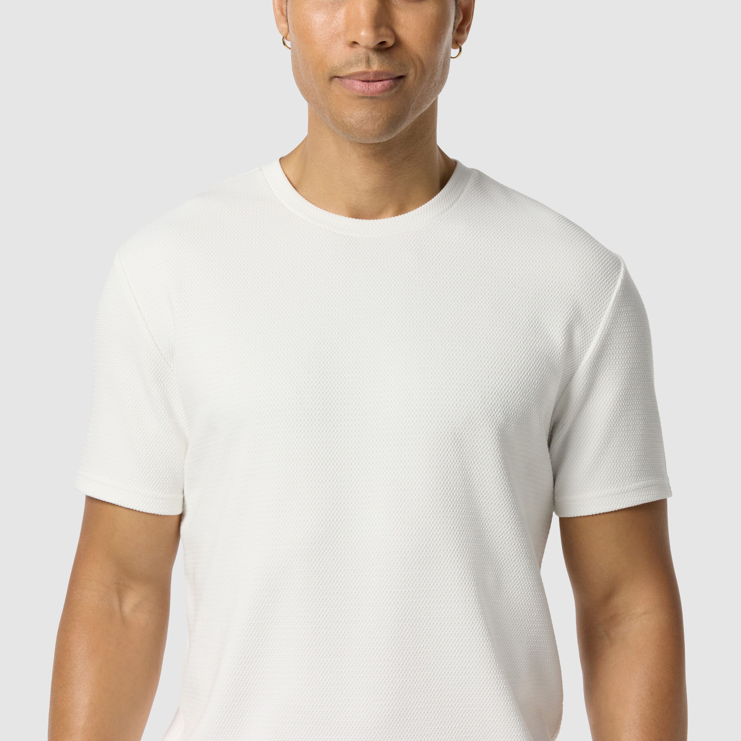White Hayes Crew Neck Tee
