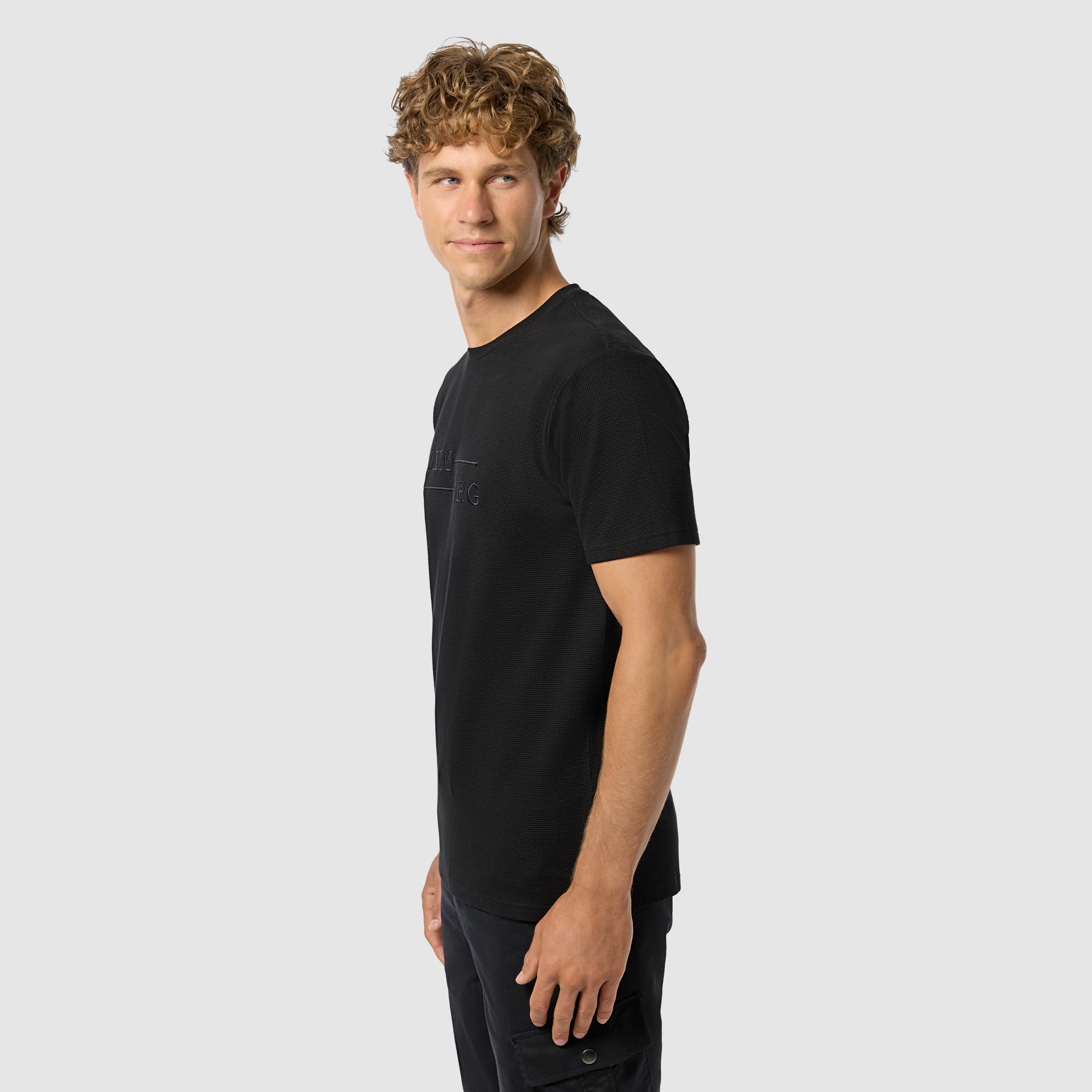 Black Lox Graphic Crew Neck Tee