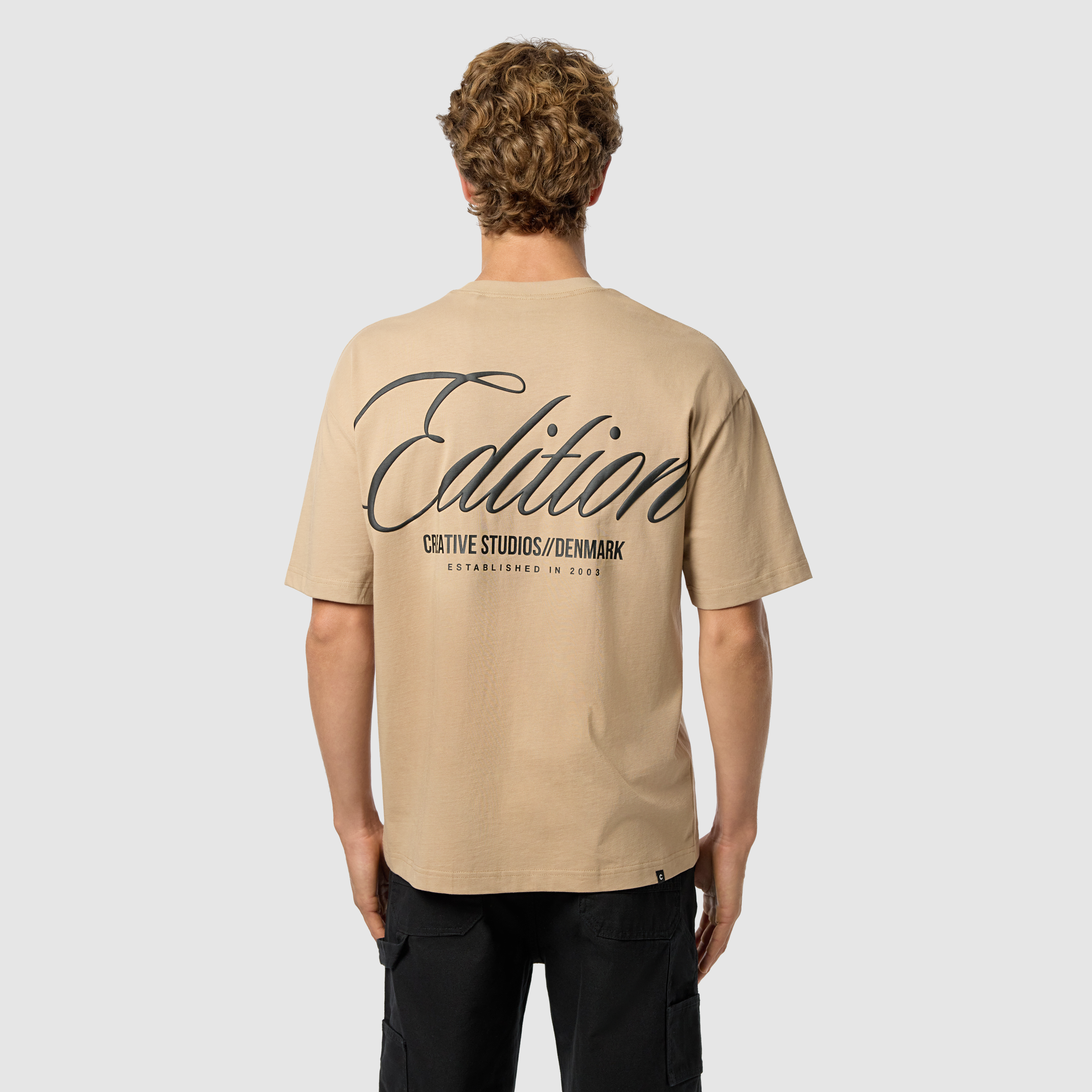 Camel Edition Graphic Boxy Crew Neck Tee