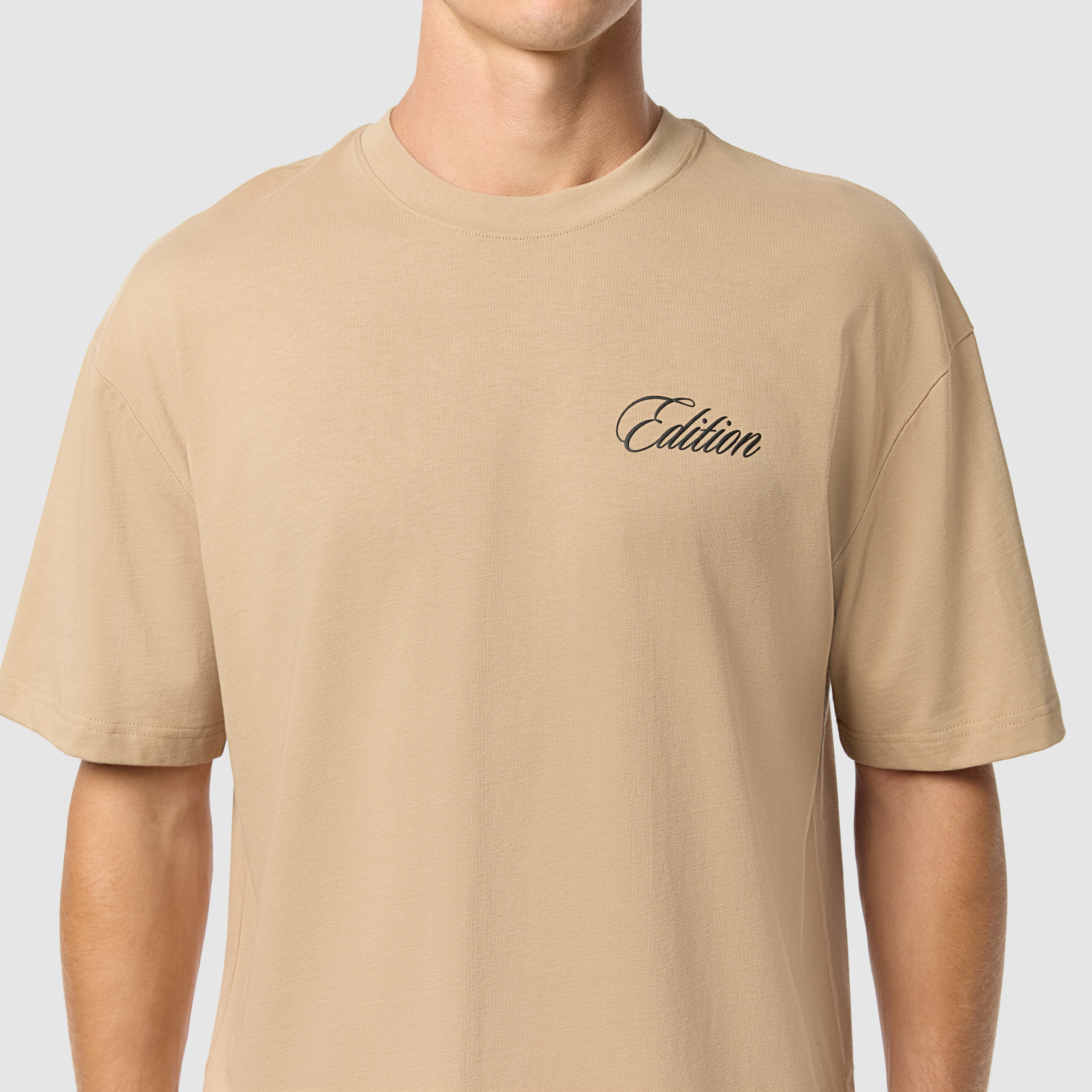 Camel Edition Graphic Boxy Crew Neck Tee