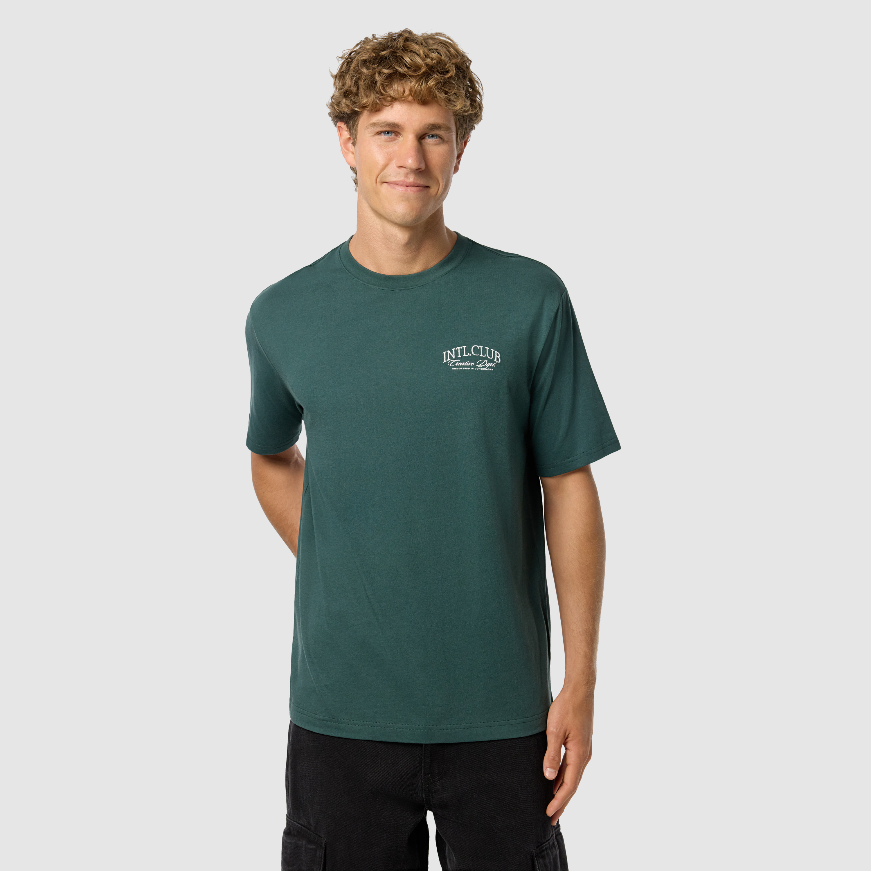 Club Graphic Relaxed Crew Neck Tee