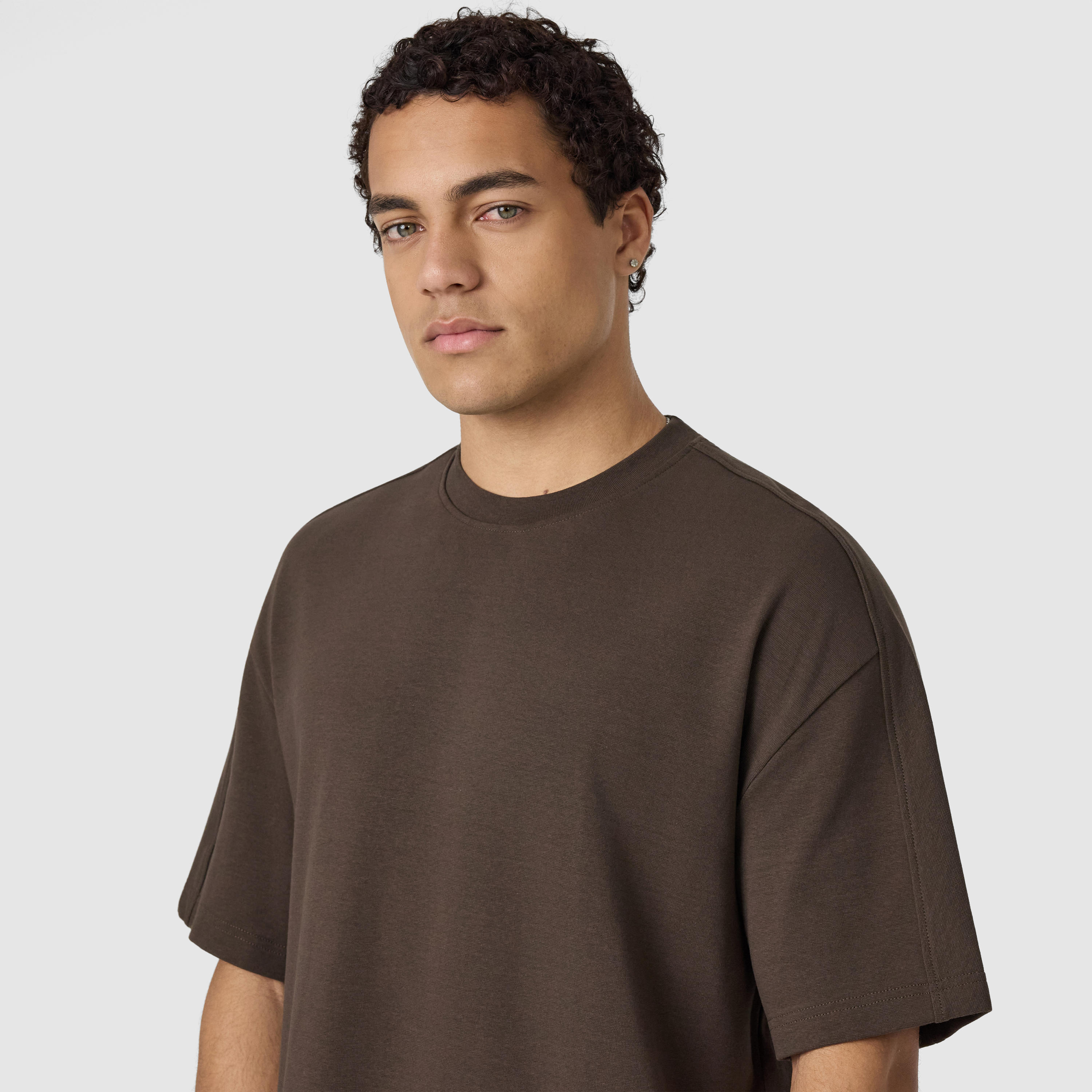 Brown Palace Boxy Crew Neck Tee