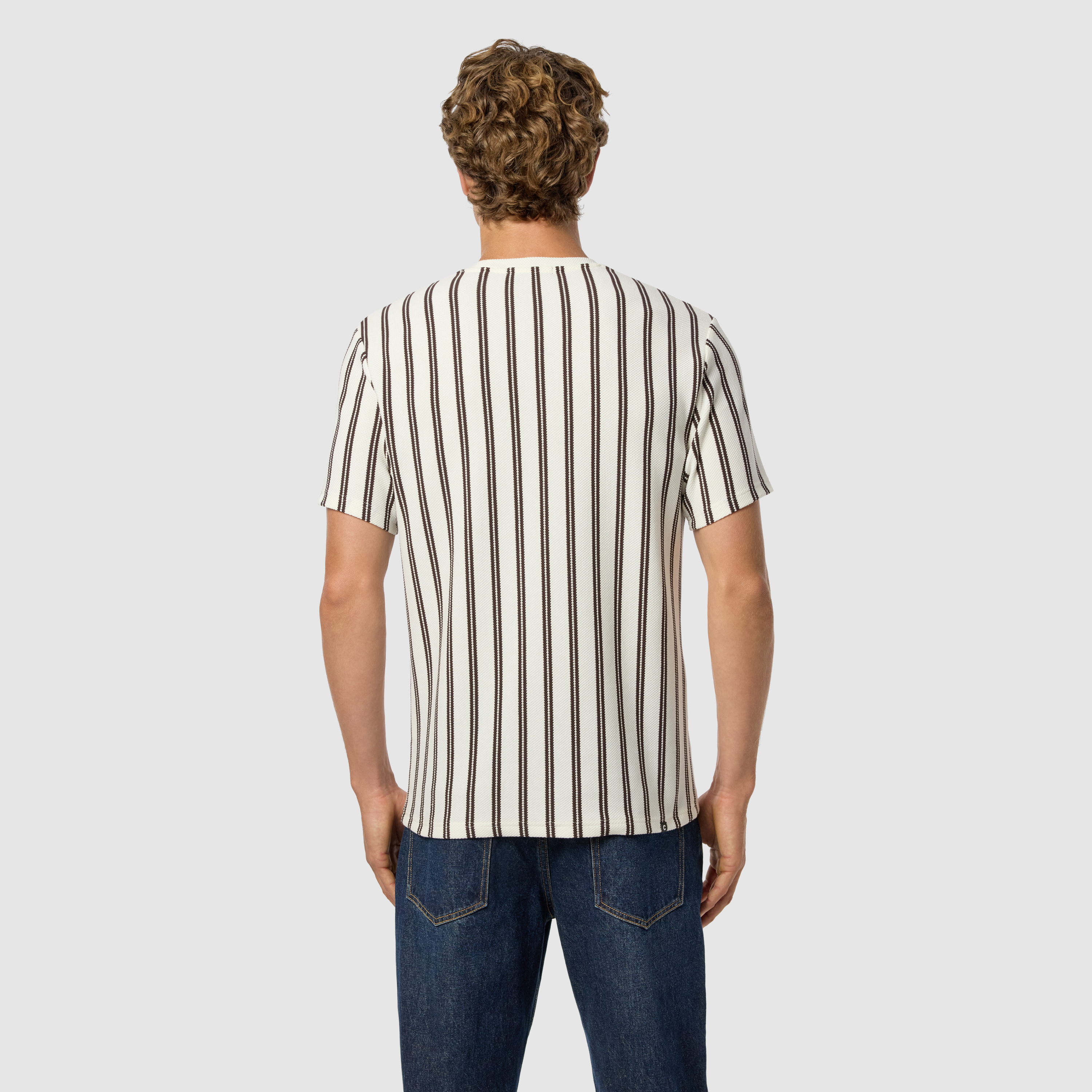 Lucan Stripe Crew Neck Tee