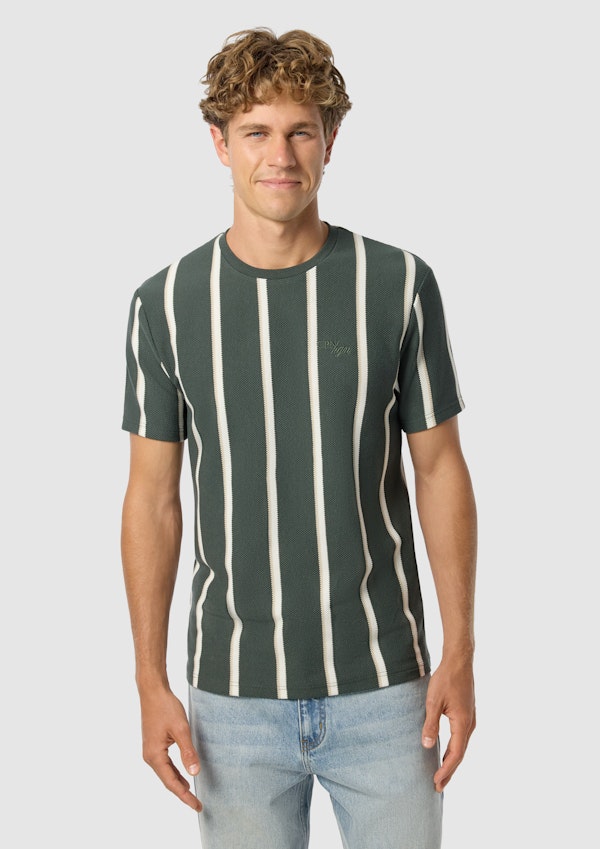 Bobby Stripe Crew Neck Tee