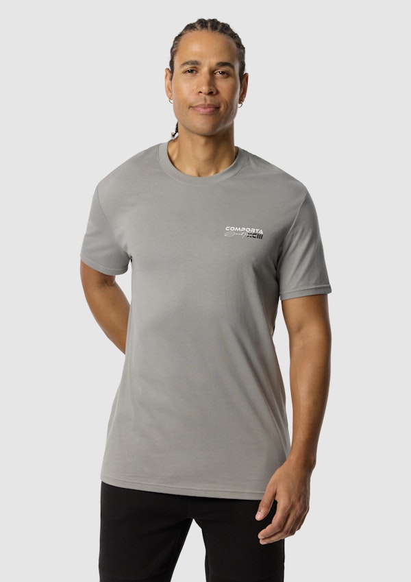 Light Grey Comporta Longline Crew Tee