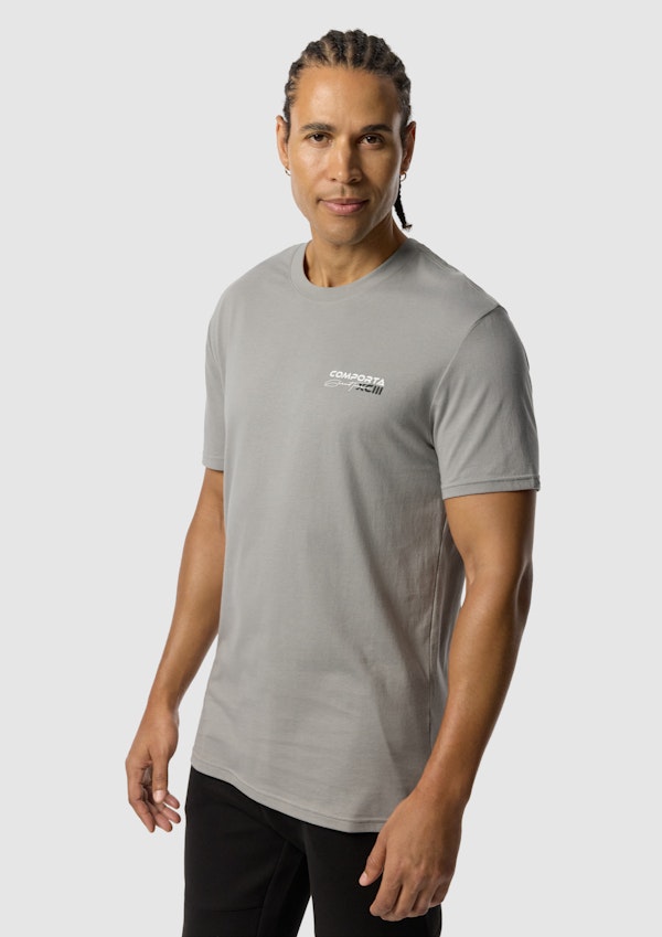 Light Grey Comporta Longline Crew Tee