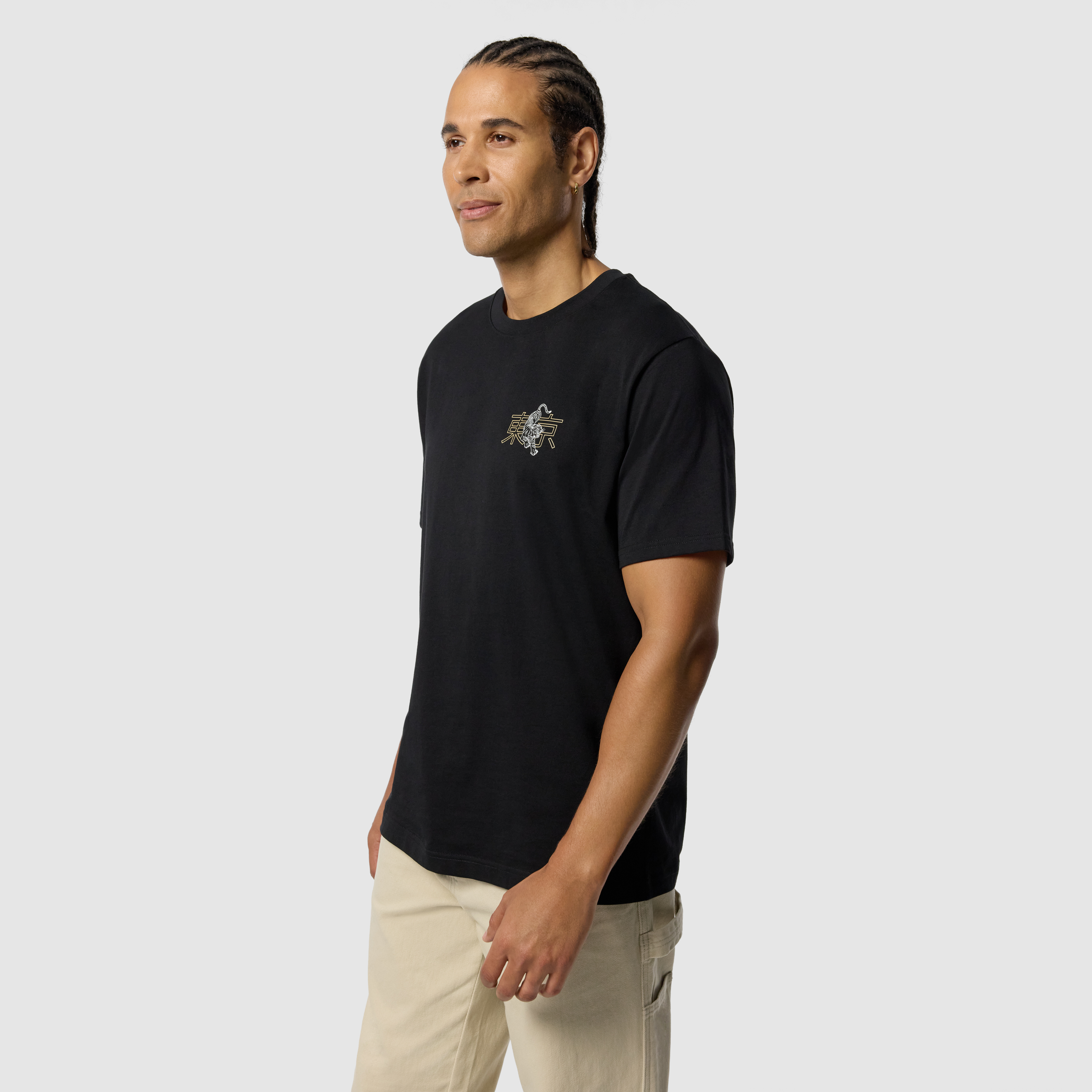 Black Shibuya Relaxed Crew Tee