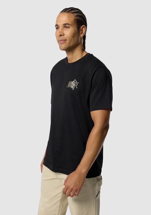 Black Shibuya Relaxed Crew Tee