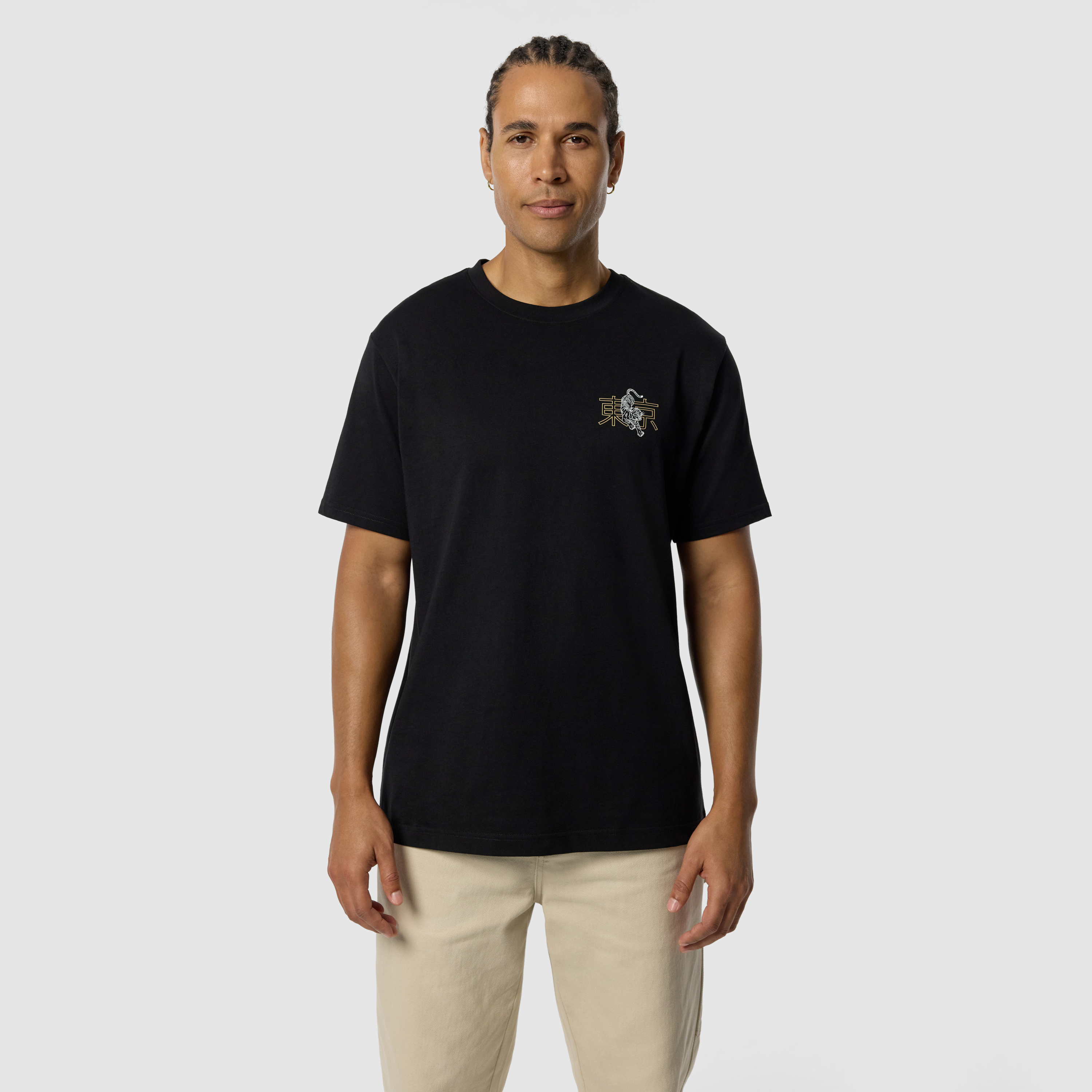 Black Shibuya Relaxed Crew Tee