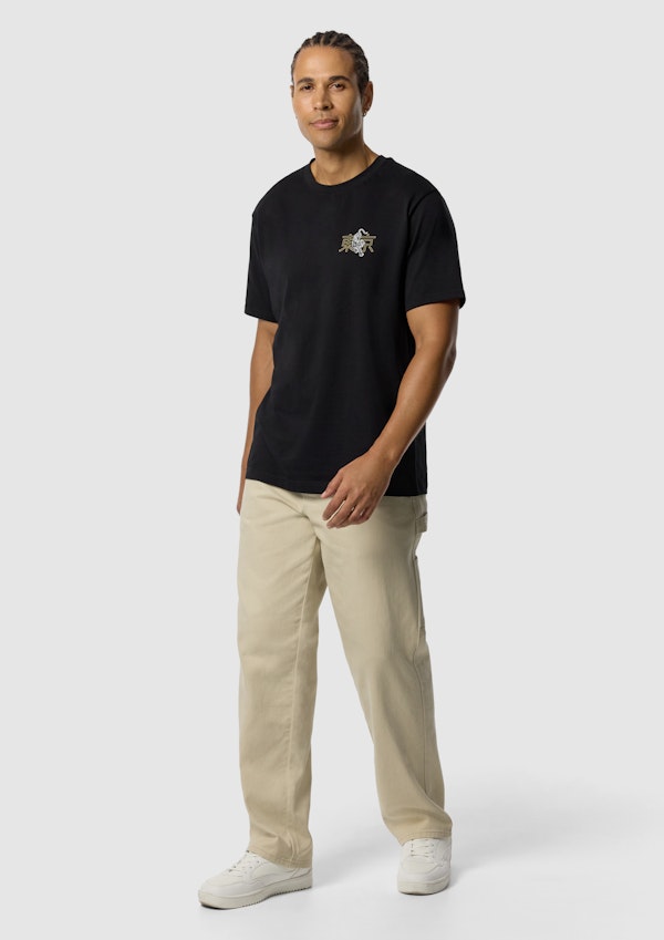 Black Shibuya Relaxed Crew Tee