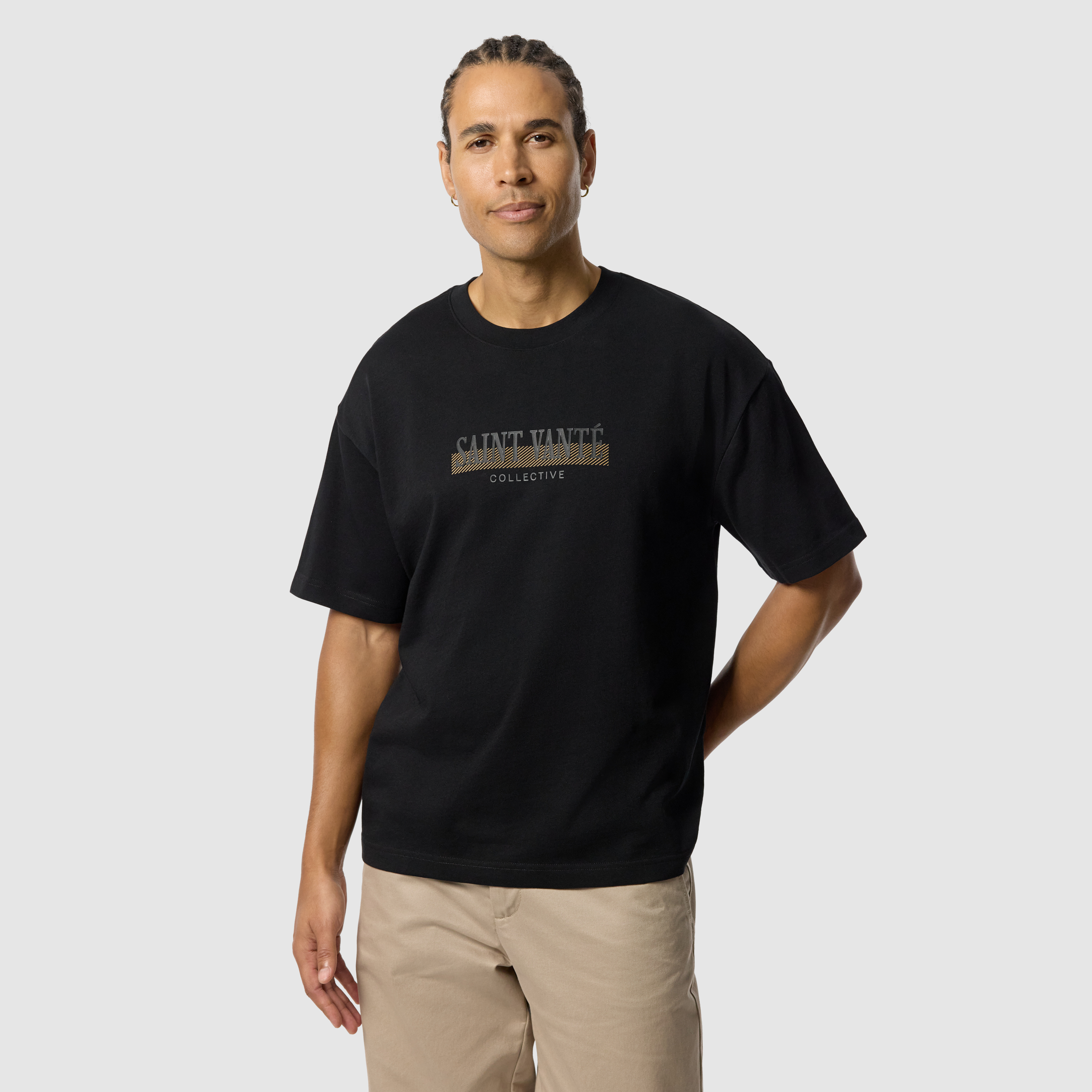 Vante Graphic Boxy Crew Neck Tee