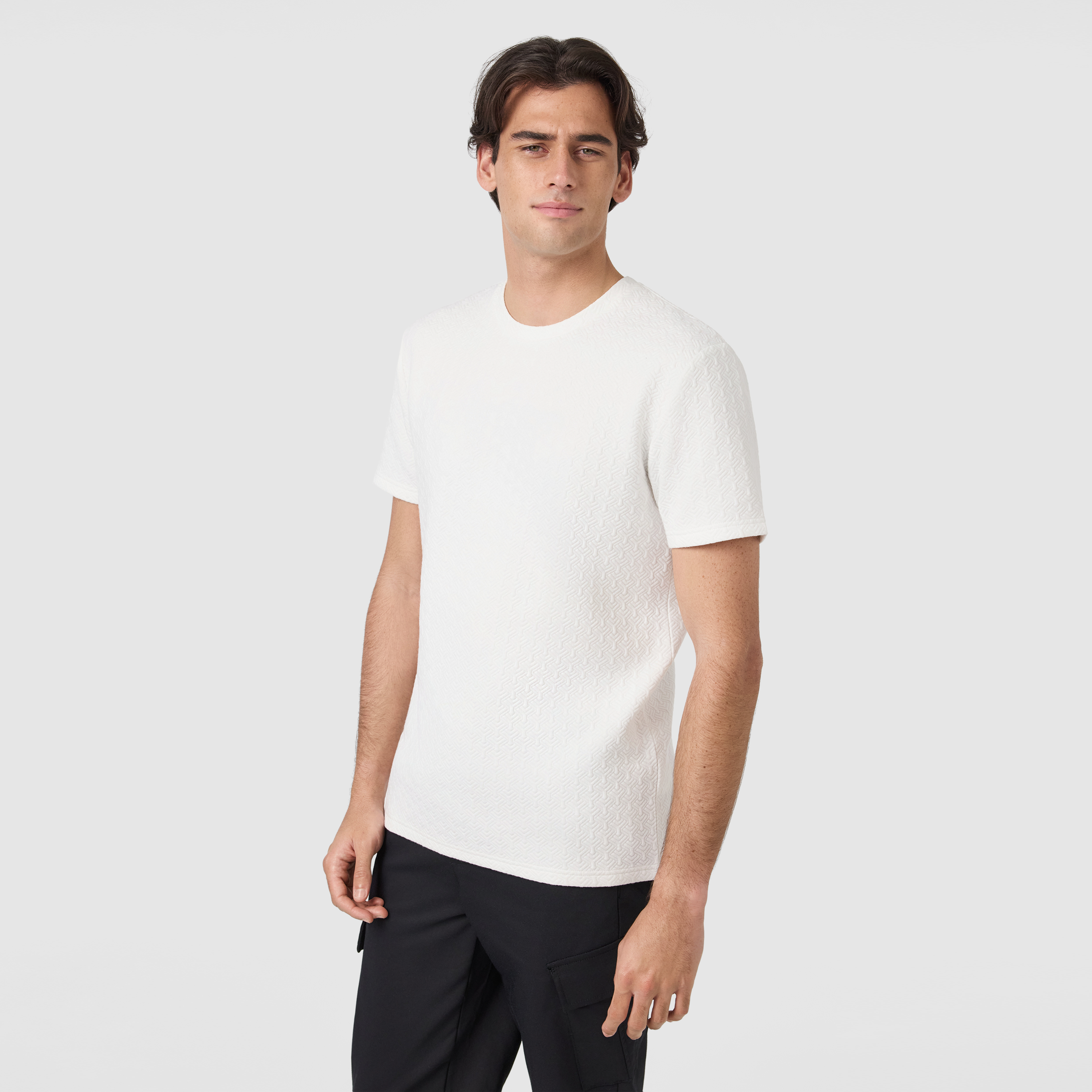 White Corin Crew Tee