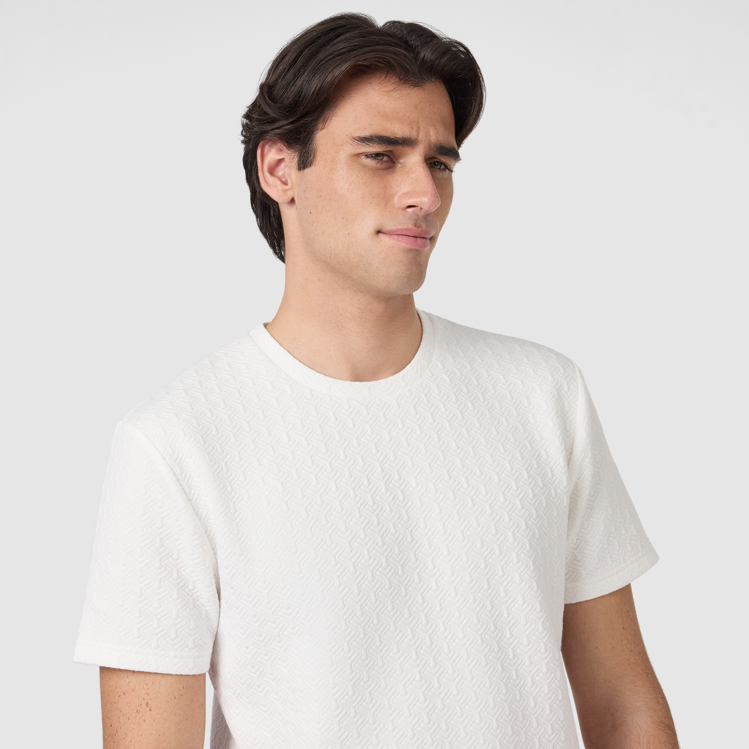 White Corin Crew Tee