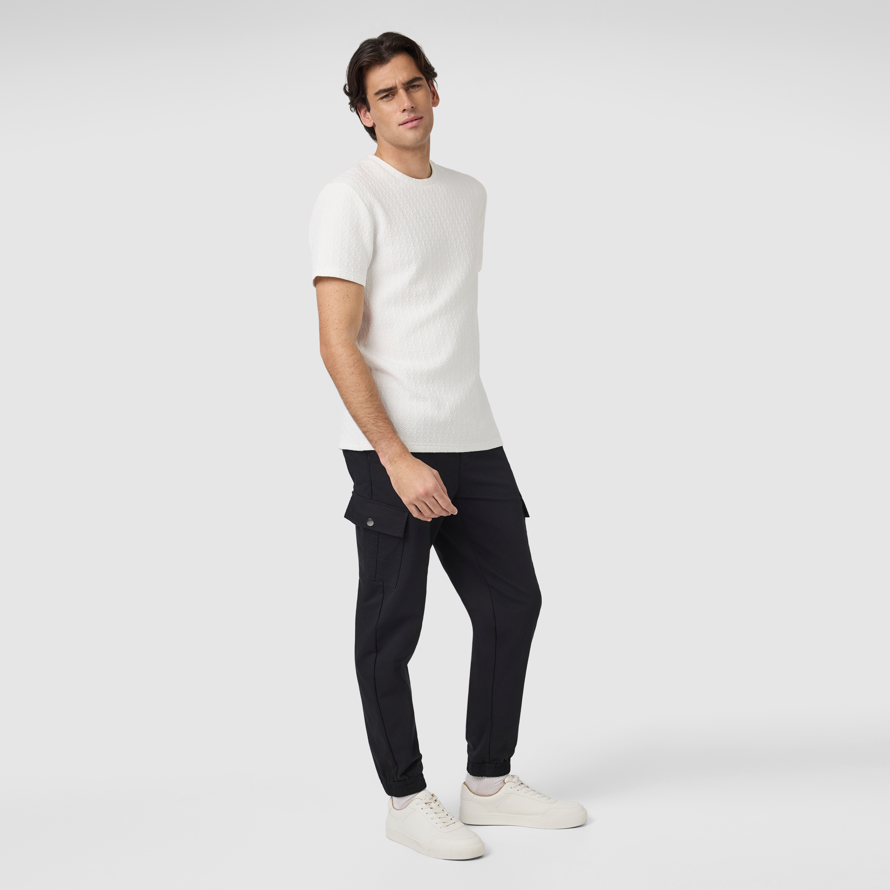 White Corin Crew Tee