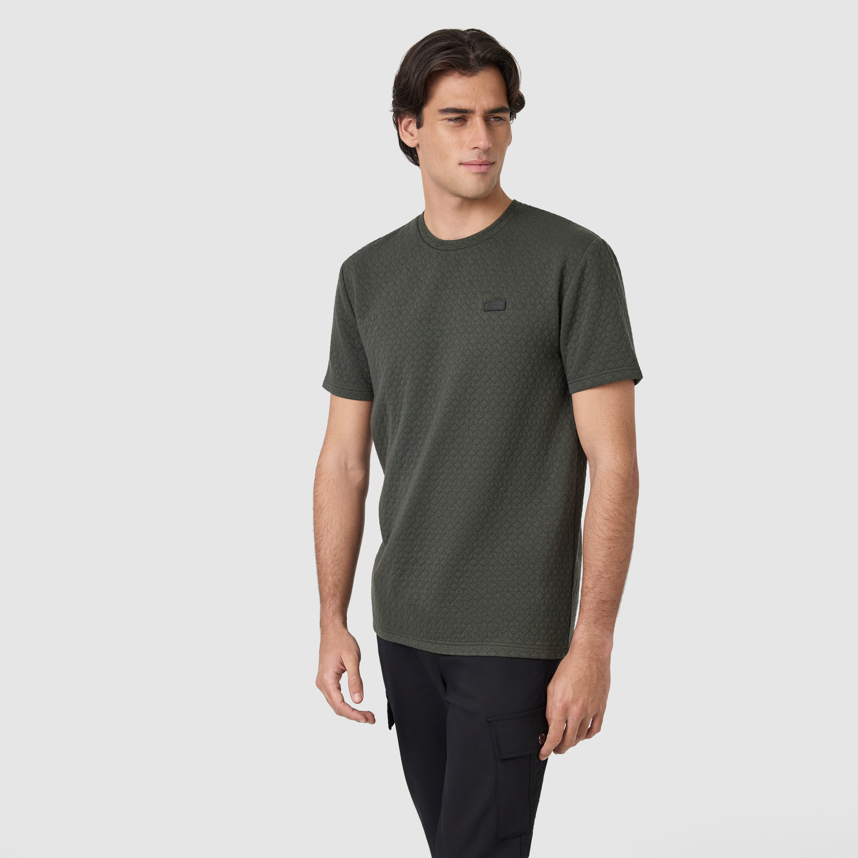 Military Green Keen Crew Tee