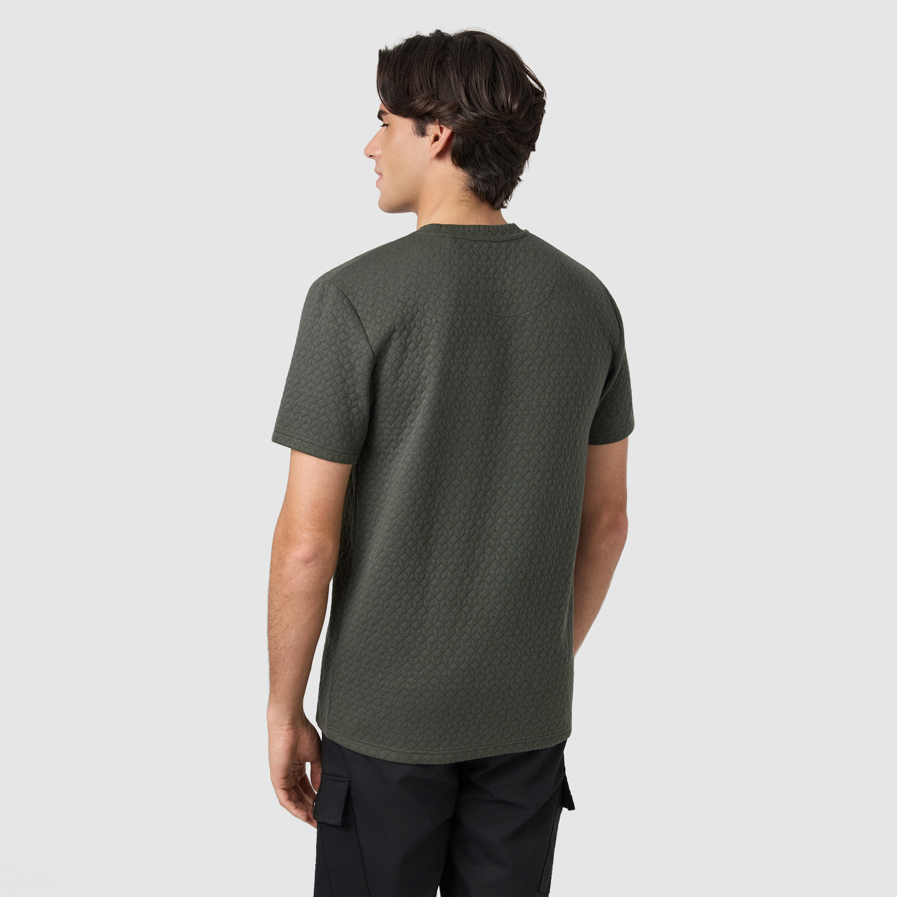 Military Green Keen Crew Tee