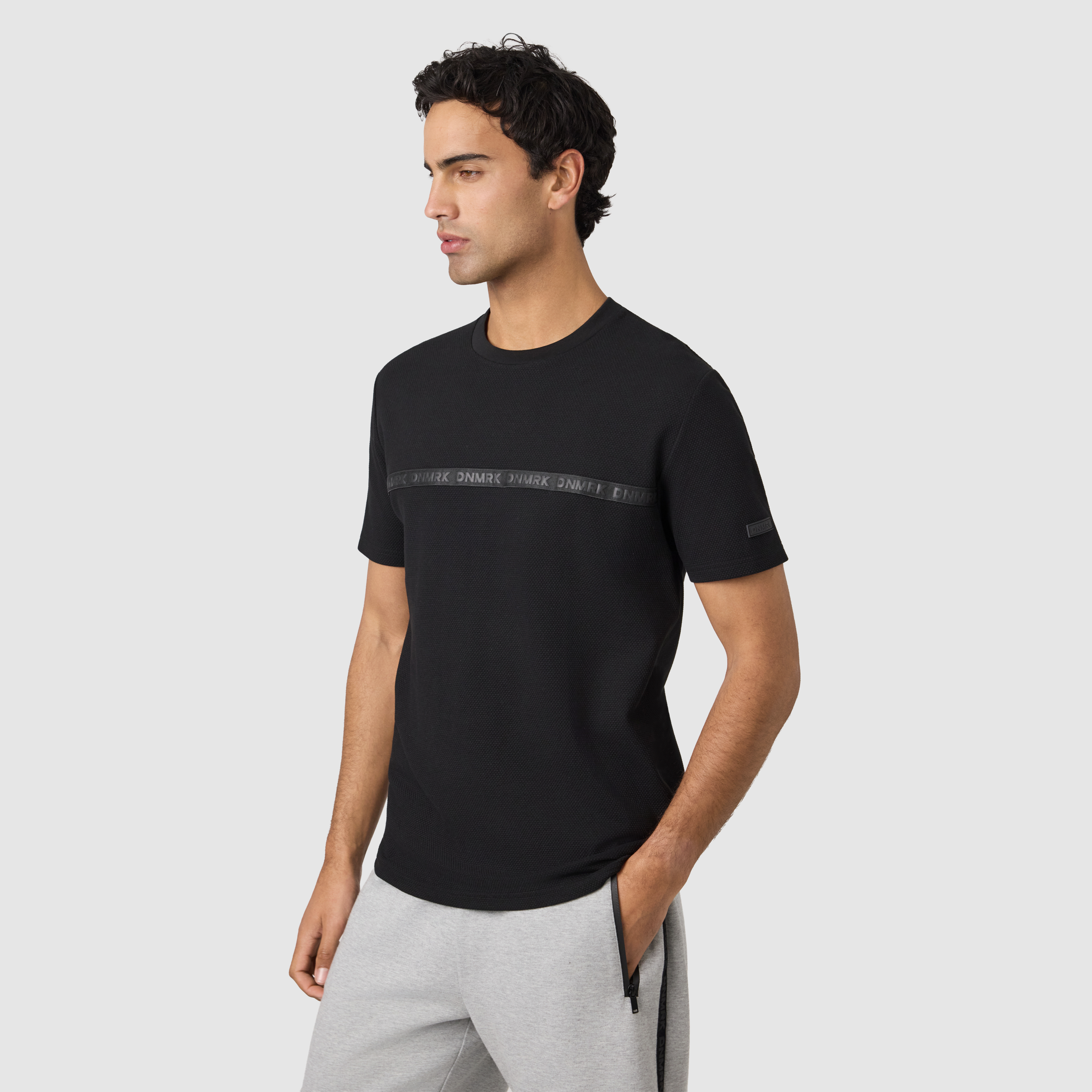 Black Wolfe Crew Neck Tee