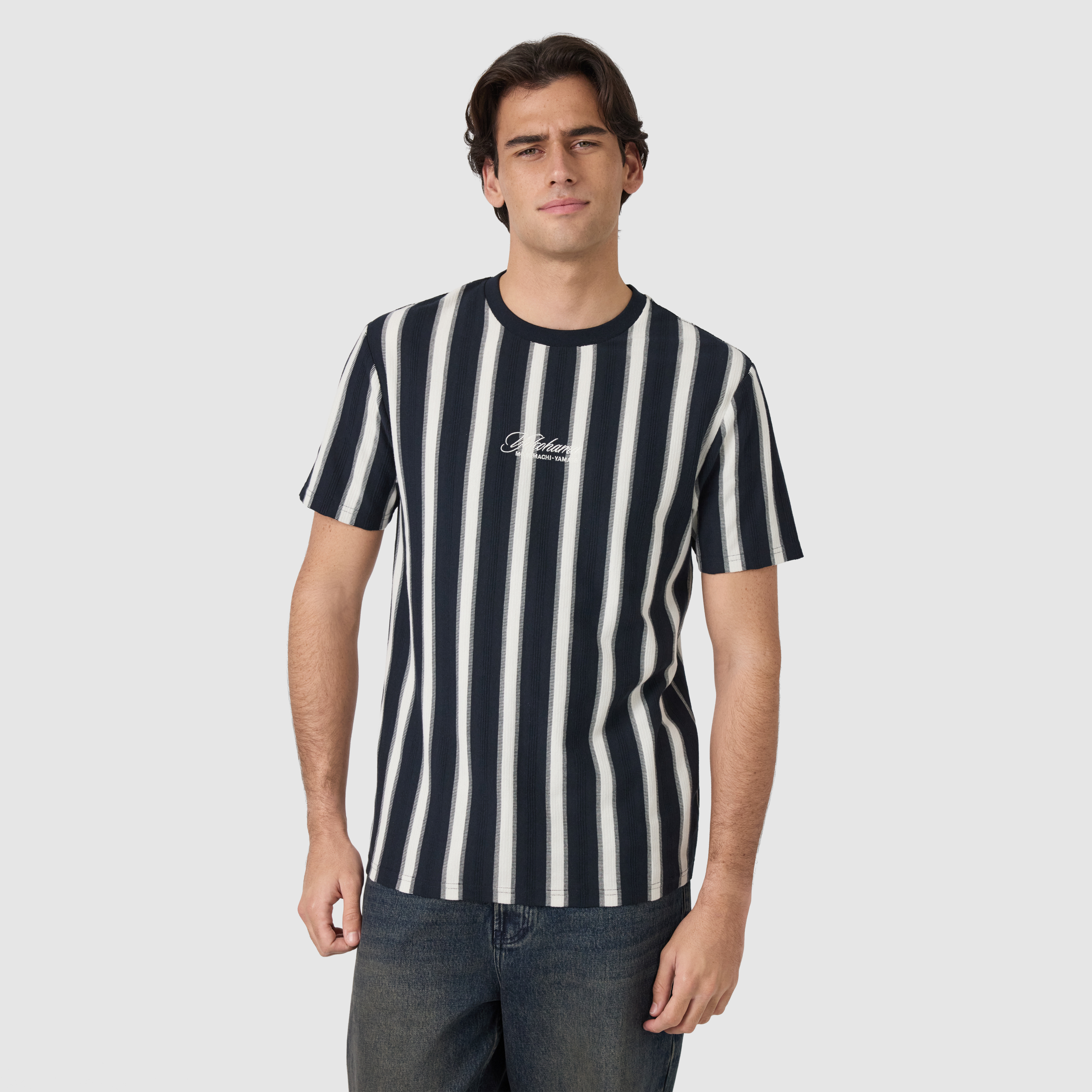 Rook Stripe Crew Neck Tee