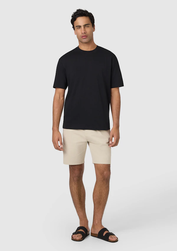 Black Soho Relaxed Crew Neck Tee