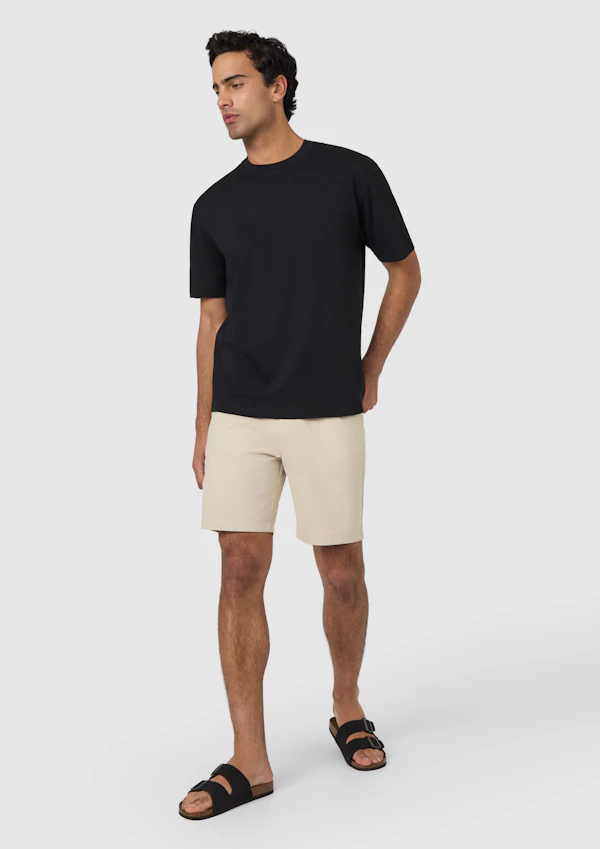 Black Soho Relaxed Crew Neck Tee