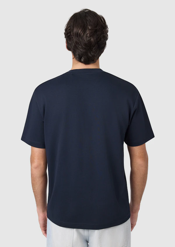 Navy Soho Relaxed Crew Neck Tee