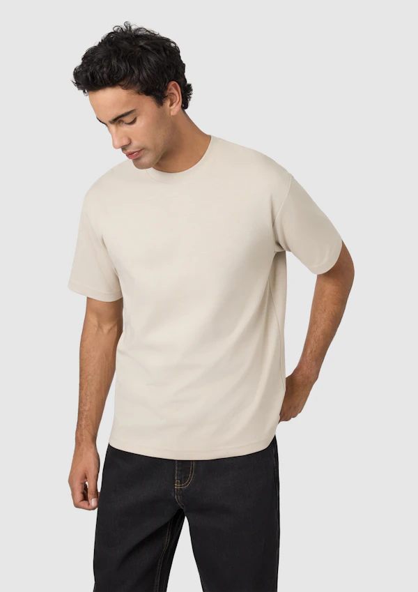 Stone Soho Relaxed Crew Neck Tee