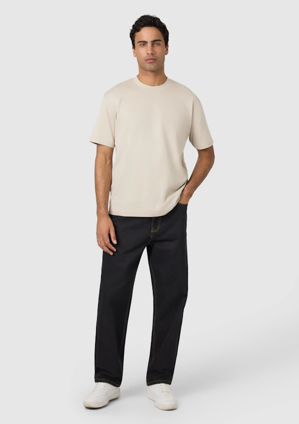 Stone Soho Relaxed Crew Neck Tee