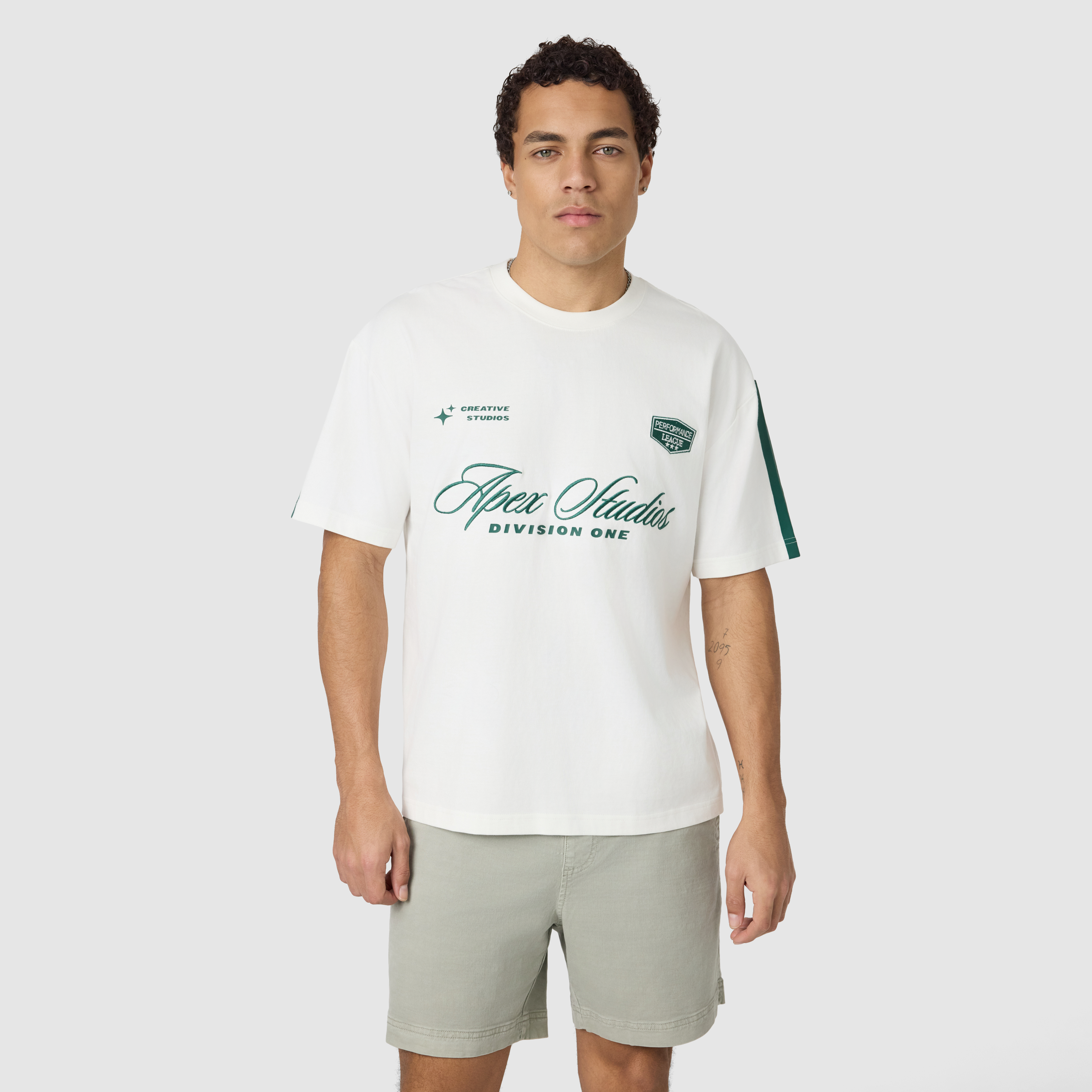 Apex Graphic Boxy Crew Neck Tee