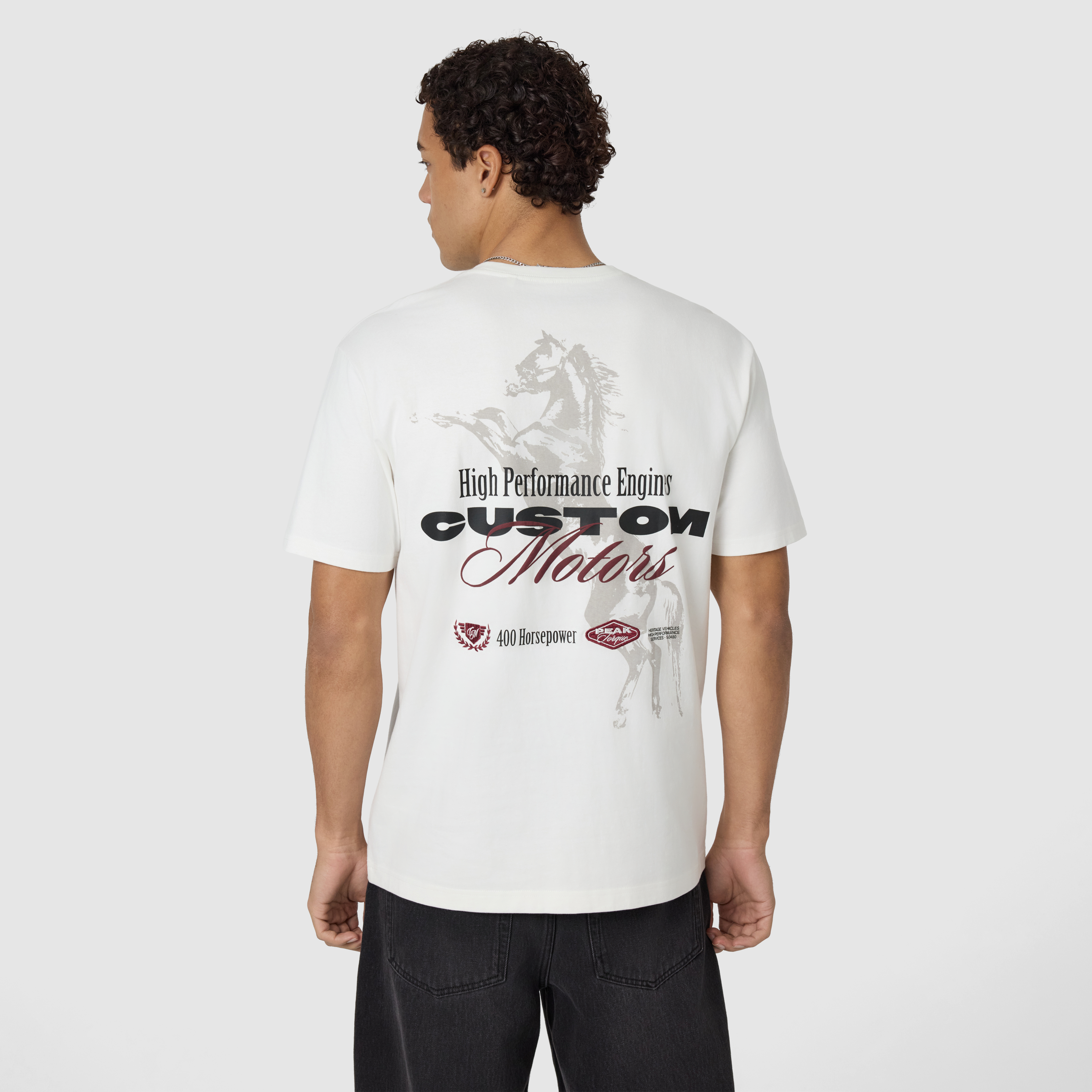 Custom Graphic Relaxed Crew Neck Tee