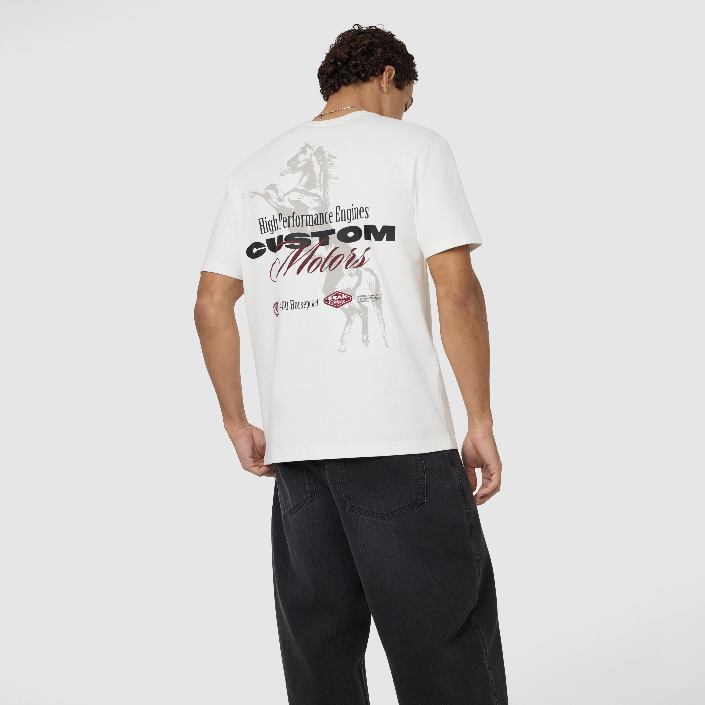 Custom Graphic Relaxed Crew Neck Tee