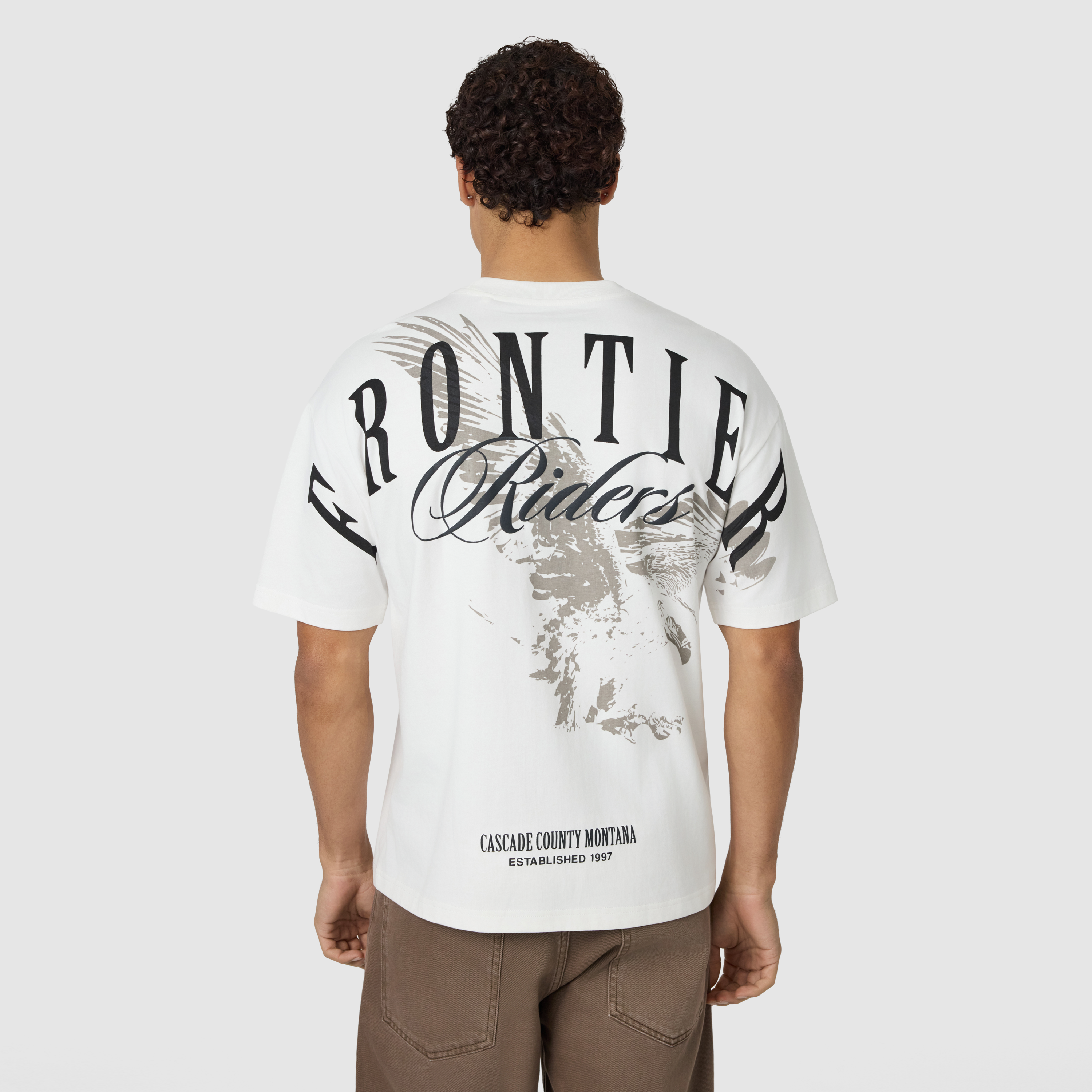 Frontier Graphic Boxy Crew Neck Tee