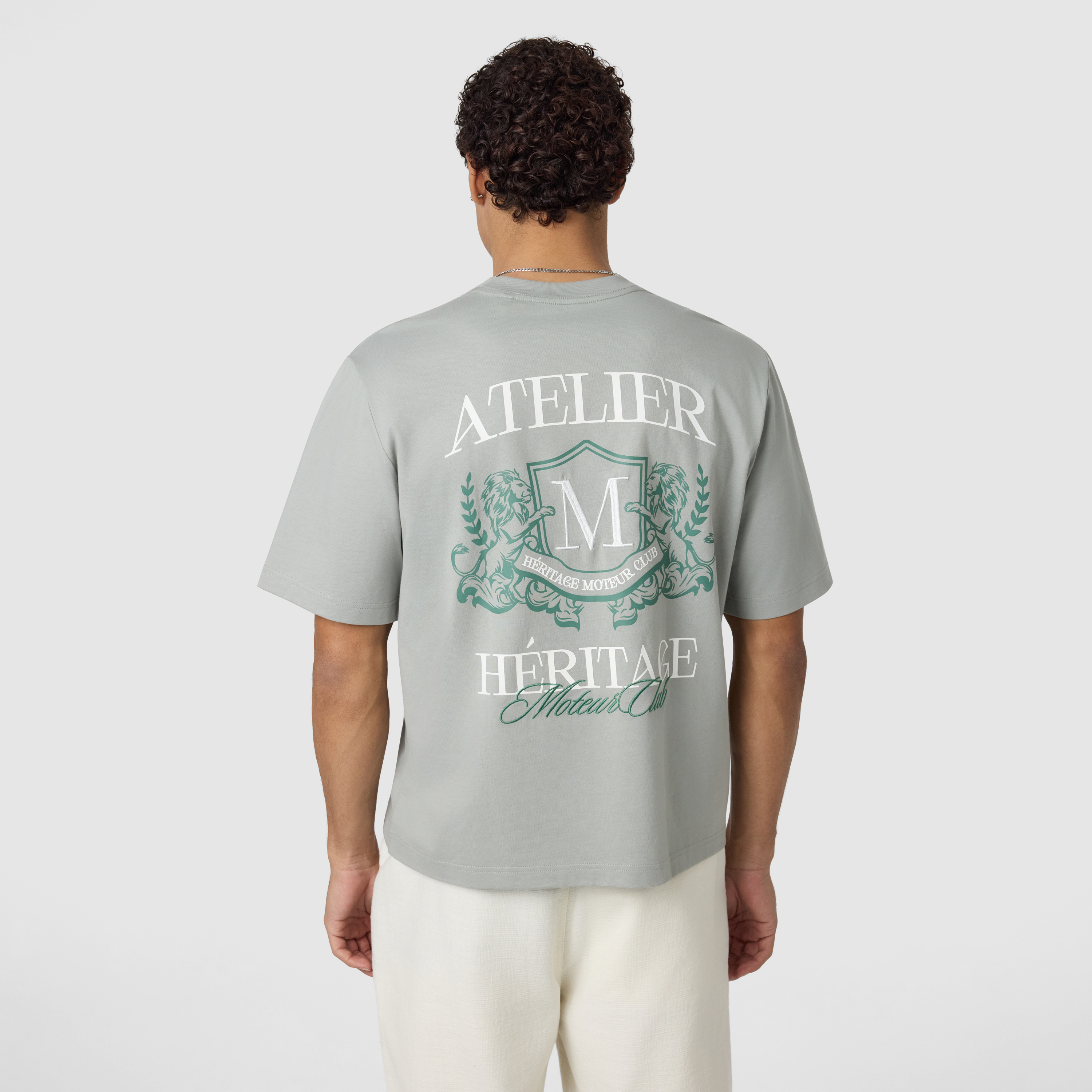 Graphic Cropped Crew Tee